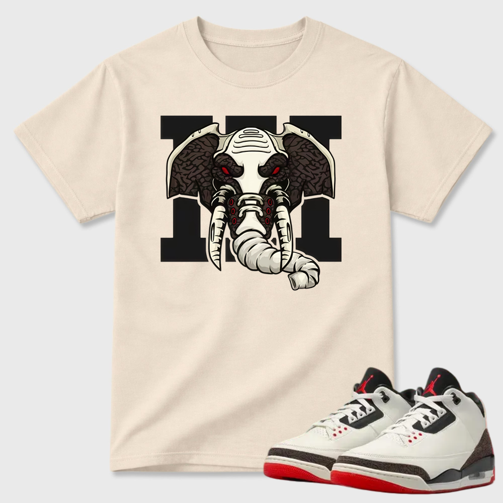 AJ3 World’s Best Dad Match Tee, Match RARE AIR ELEPHANT Shirt