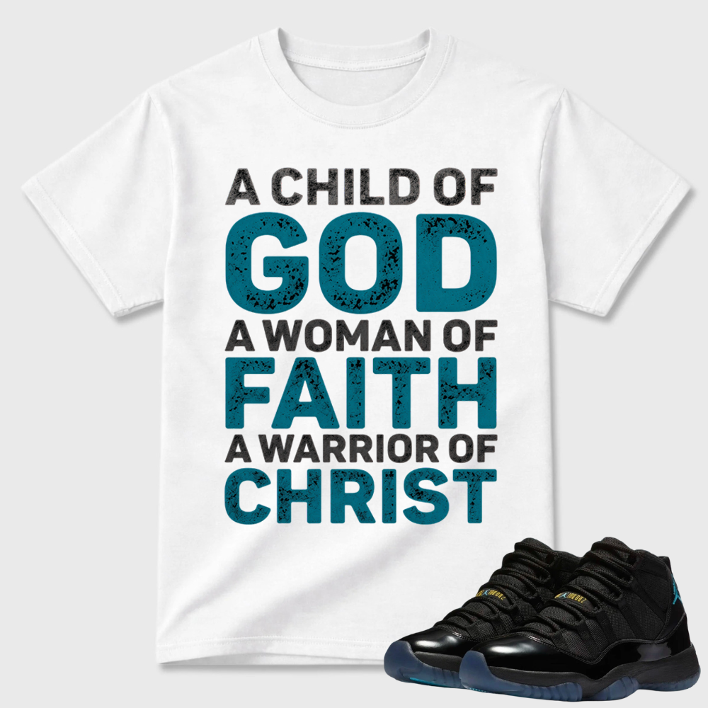 Child Of God Air Jordan 11 Faith Statement Tee