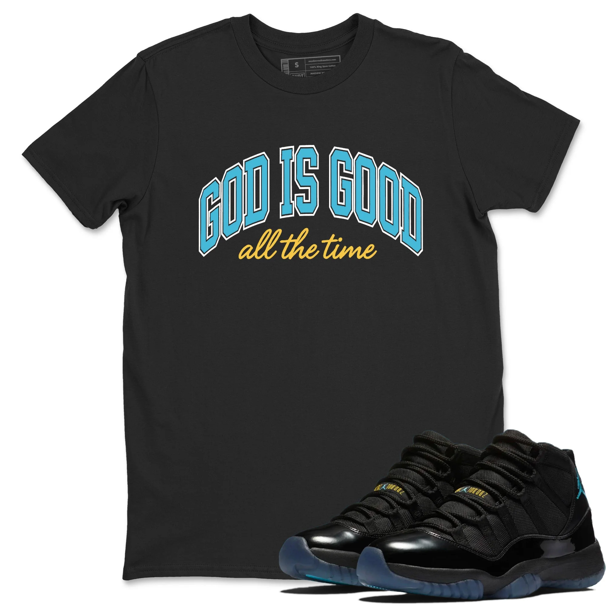 God Is Good TEEWAVO Sneaker Tees - Air Jordan 11 Gamma-TeeWavo