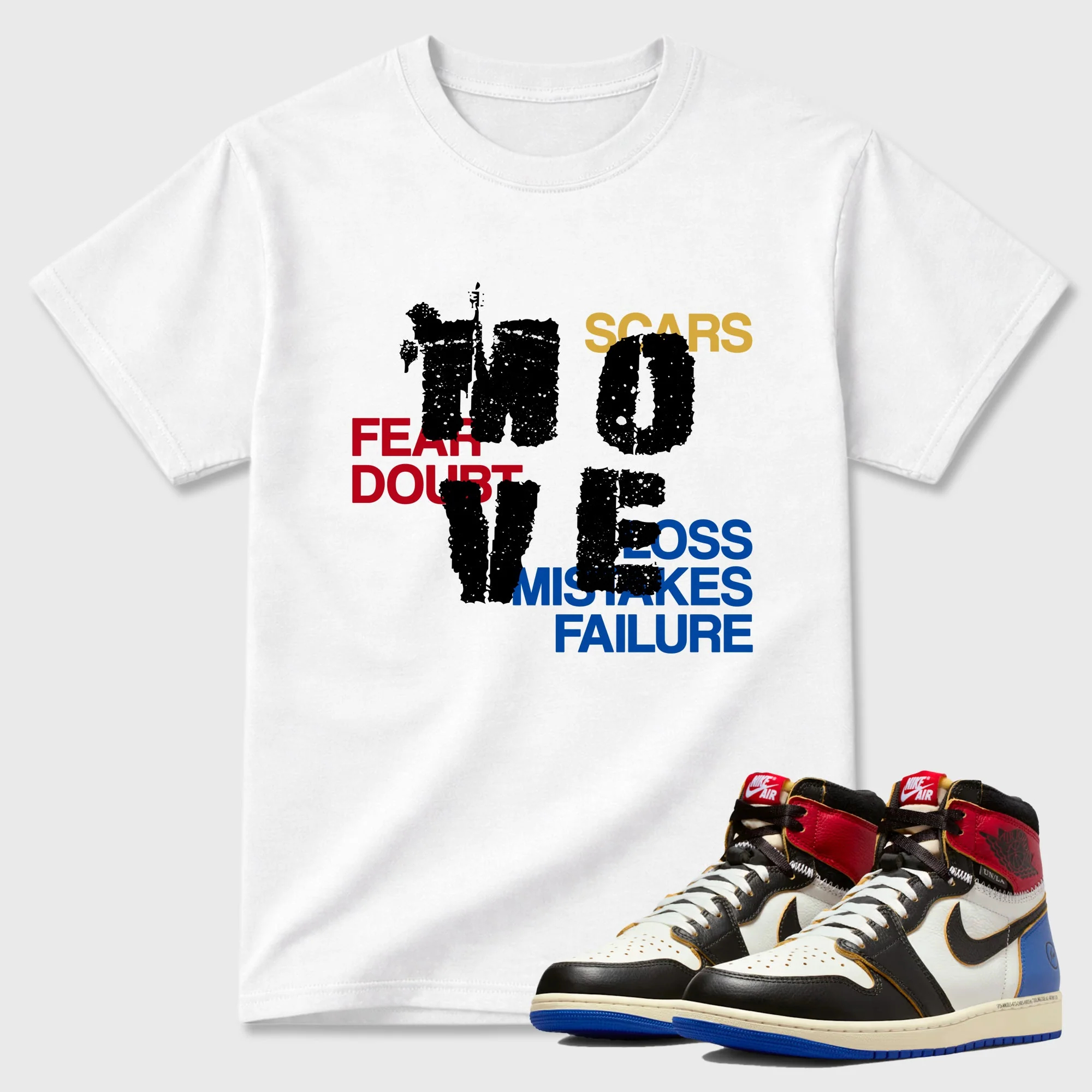 Move TEEWAVO Sneaker Tees - Air Jordan 1 Union x Fragment