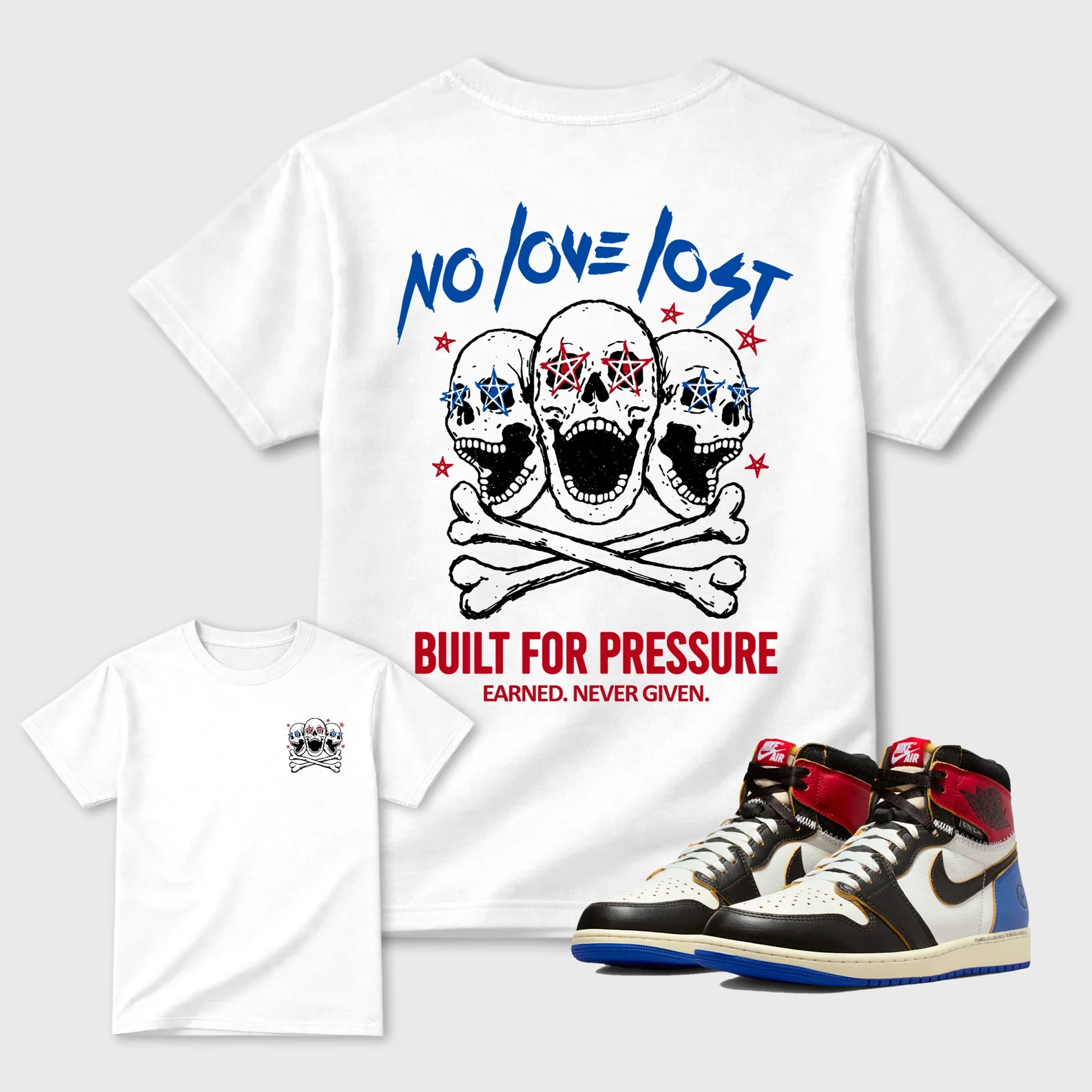 No Love Lost TEEWAVOSneaker Tees - Air Jordan 1 Union x Fragment