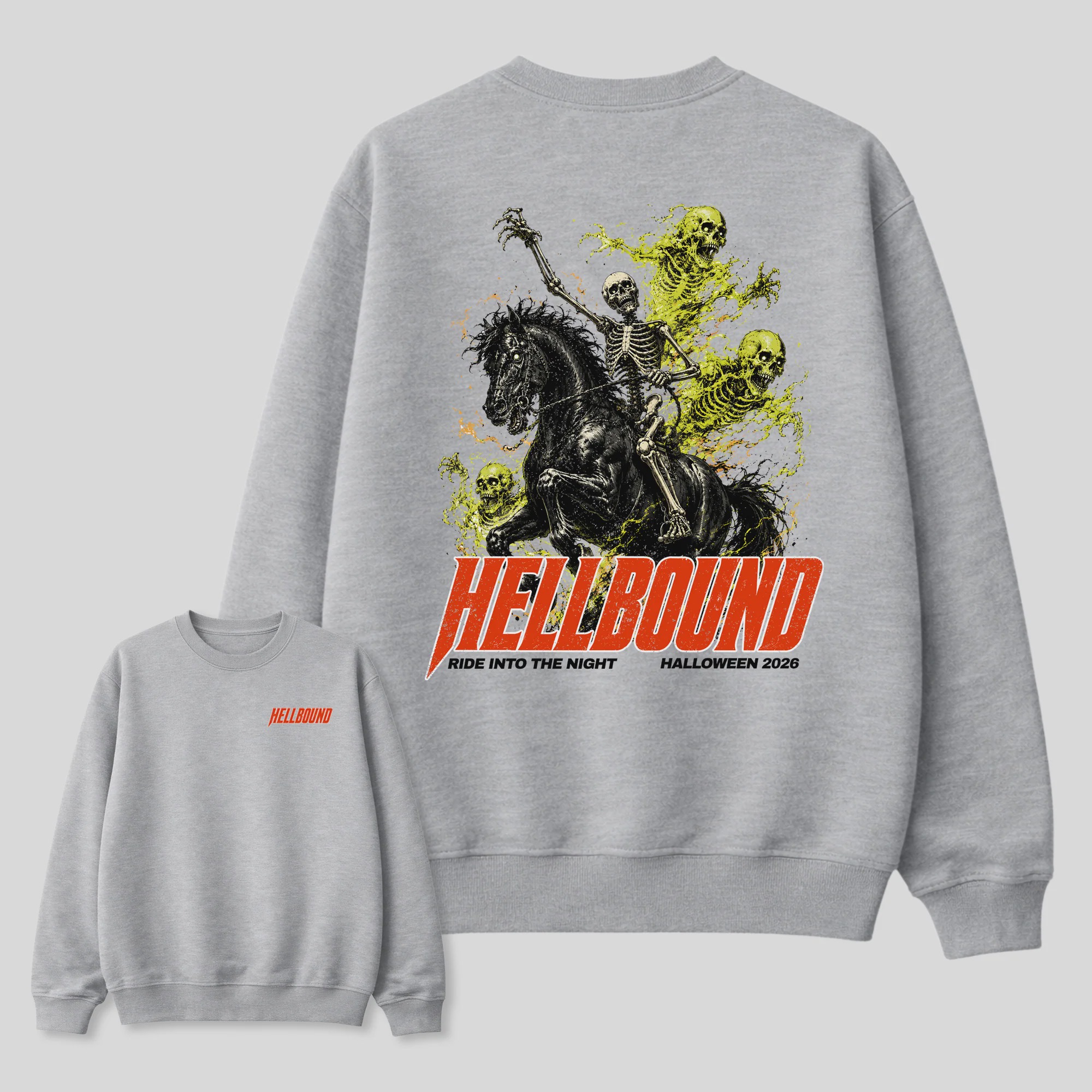 Hellbound Halloween Matching Graphic Sweatshirt
