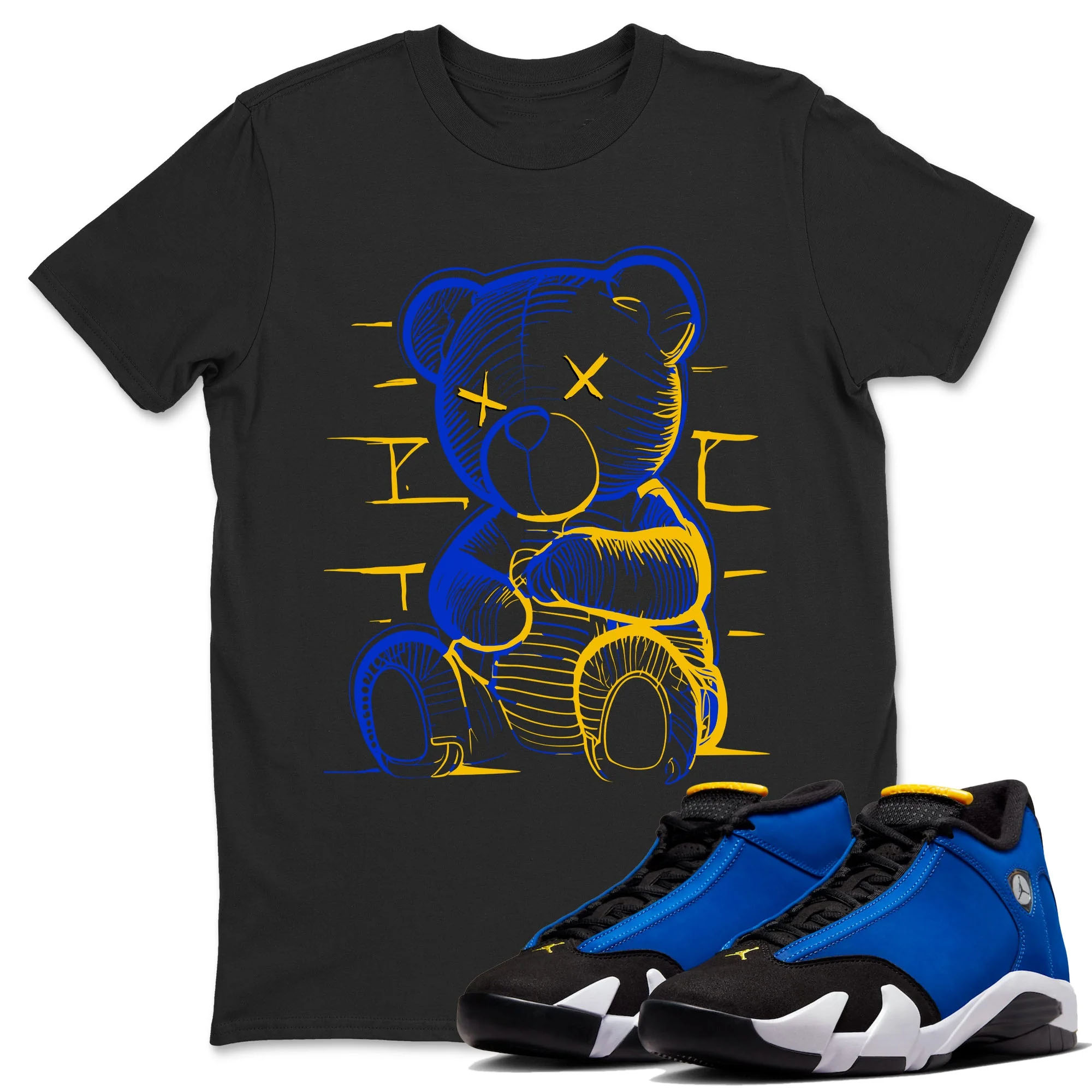 Neon Bear Unisex Tops - Air Jordan 14 Laney