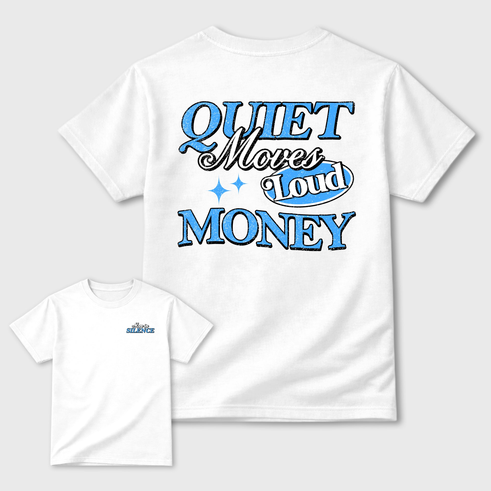 Move In Silence Sneaker Tees - Air Jordan 11 University Blue