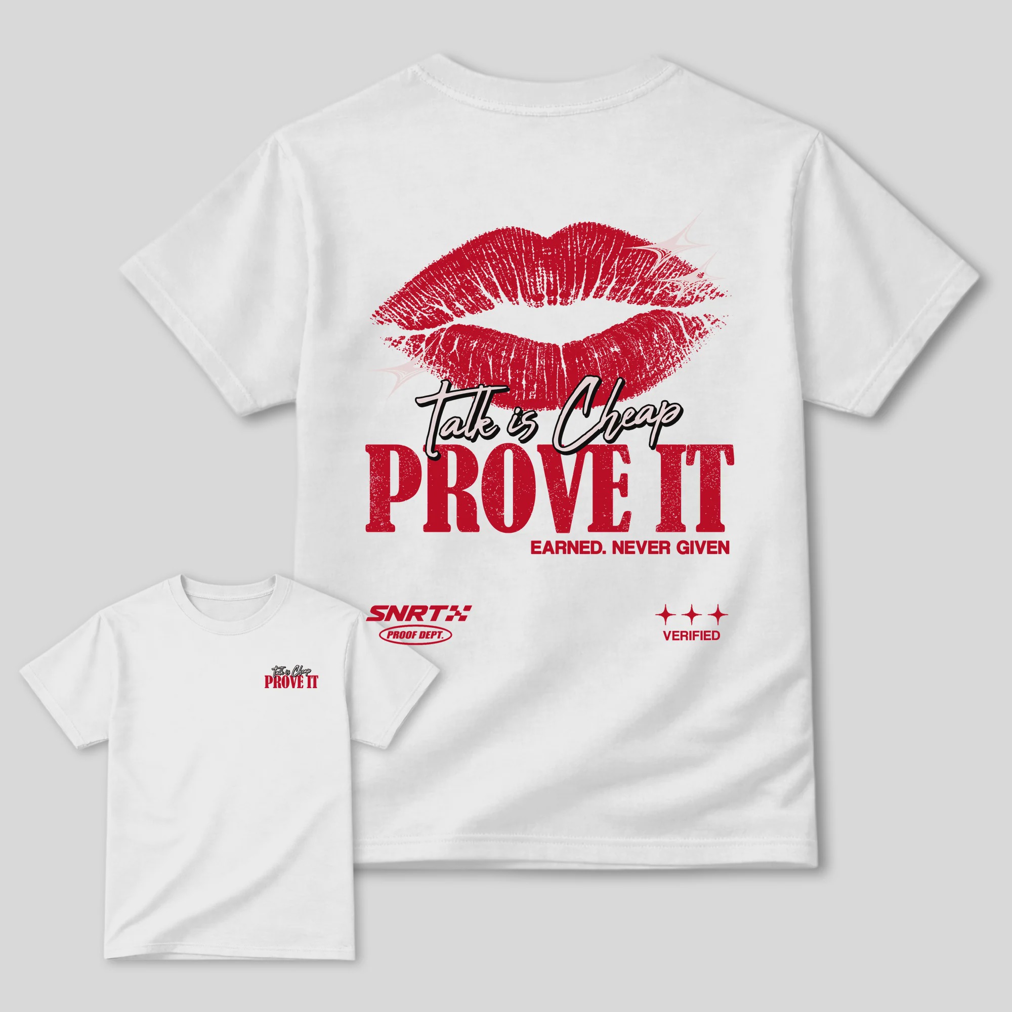 Talk Is Cheap Air Jordan 1 Nails and Grails Matching Graphic Tee