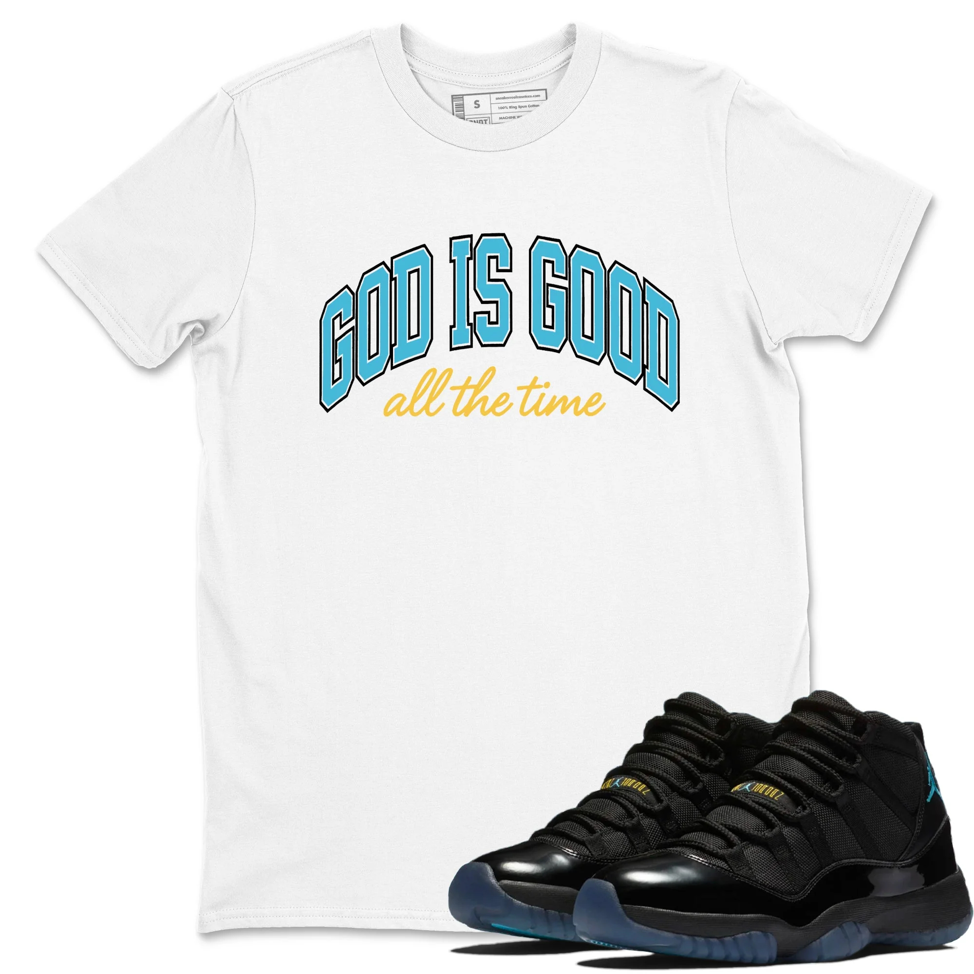 God Is Good TEEWAVO Sneaker Tees - Air Jordan 11 Gamma-TeeWavo