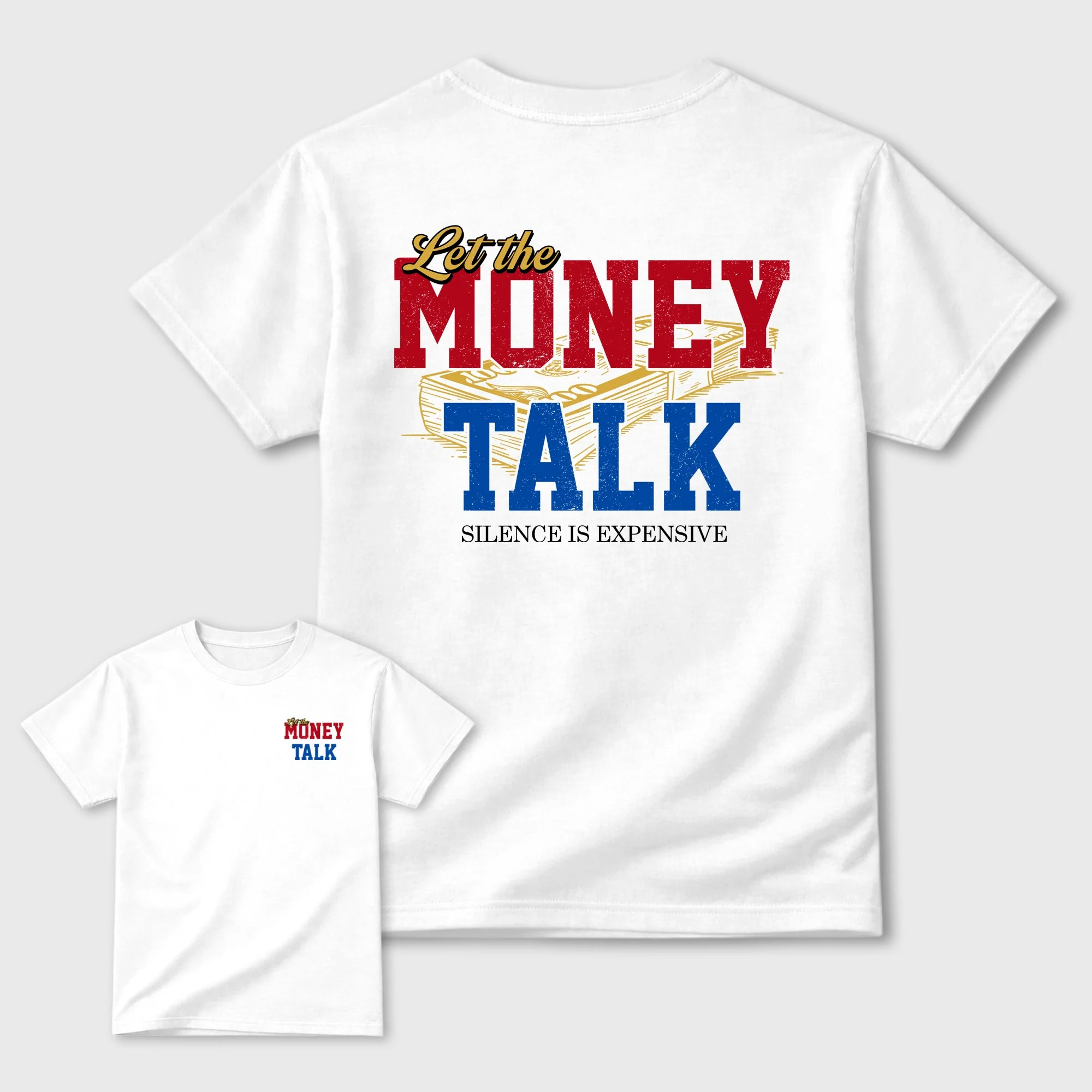 Let the Money Talk TEEWAVO Sneaker Tees - Air Jordan 1 Union x Fragment