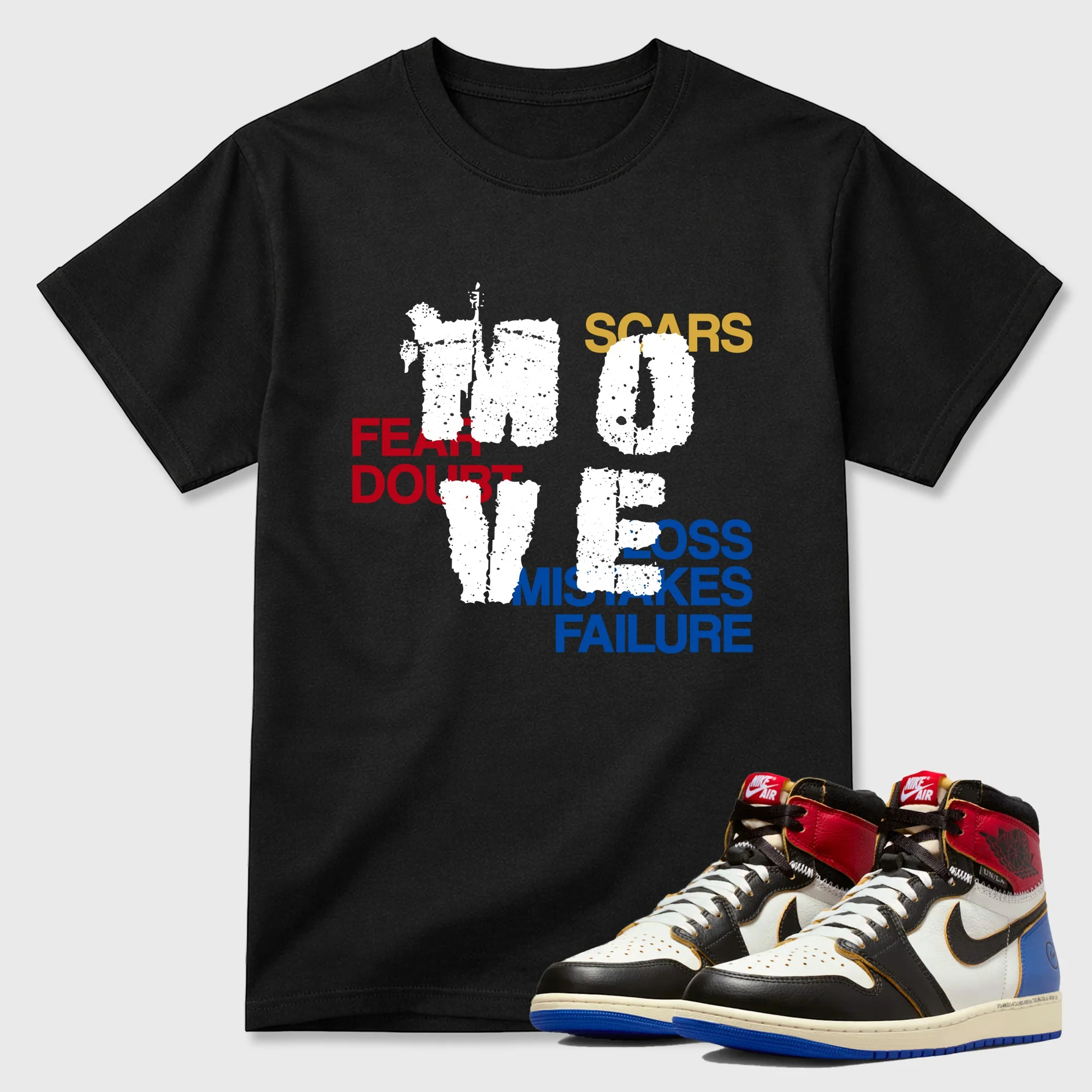 Move TEEWAVO Sneaker Tees - Air Jordan 1 Union x Fragment