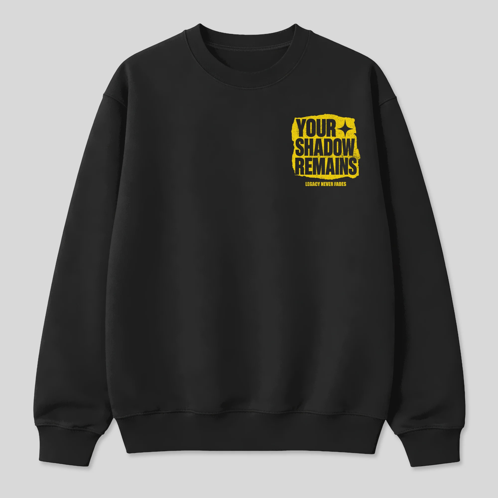 Your Shadow Remains AJ4 Tour Yellow Matching Graphic Sweatshirt