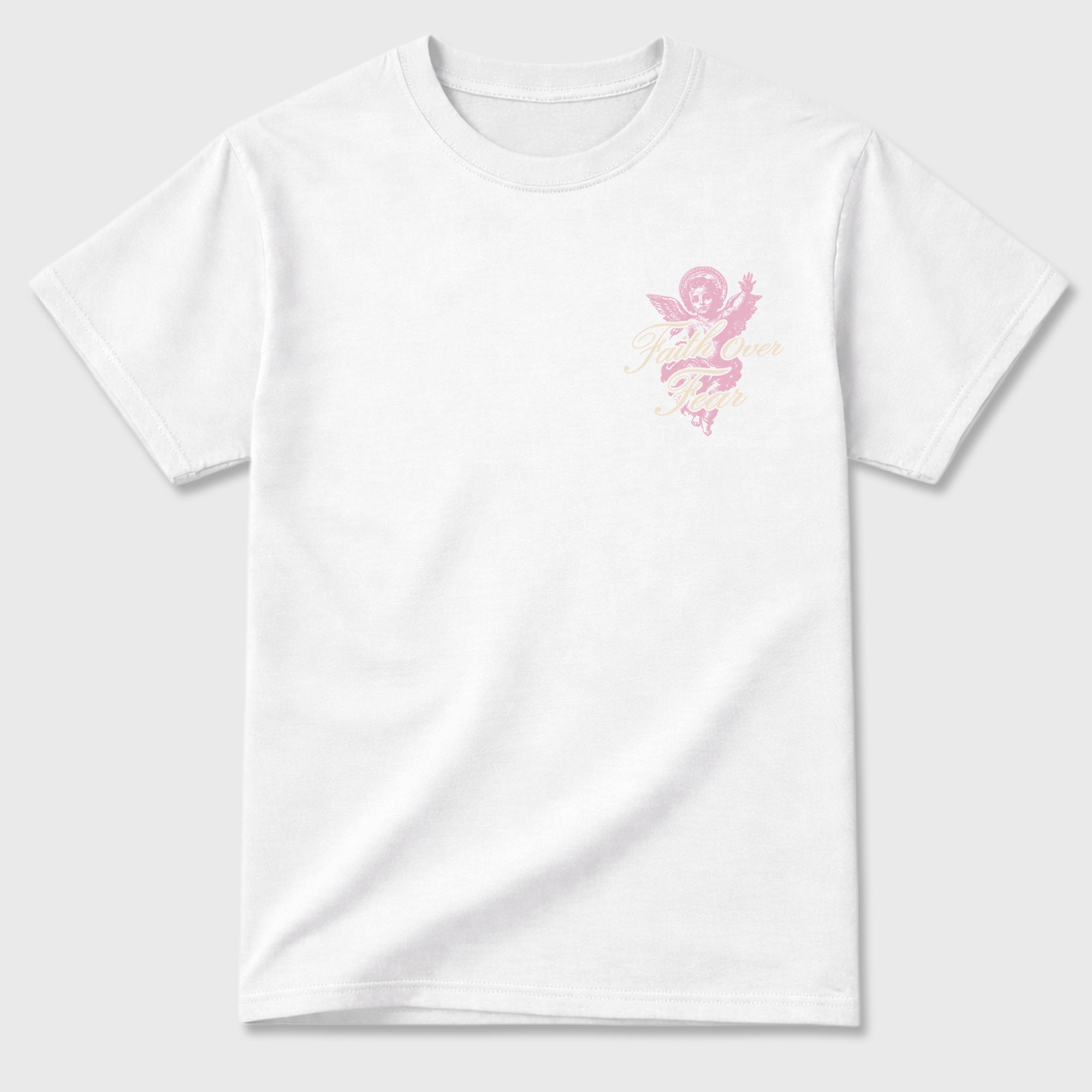 Faith Over Fear Sneaker Tees - Air Jordan 4 Iced Carmine