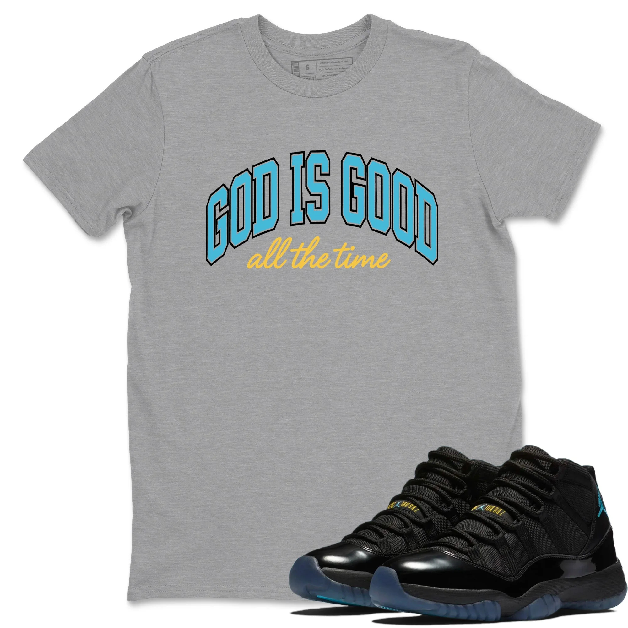 God Is Good TEEWAVO Sneaker Tees - Air Jordan 11 Gamma-TeeWavo