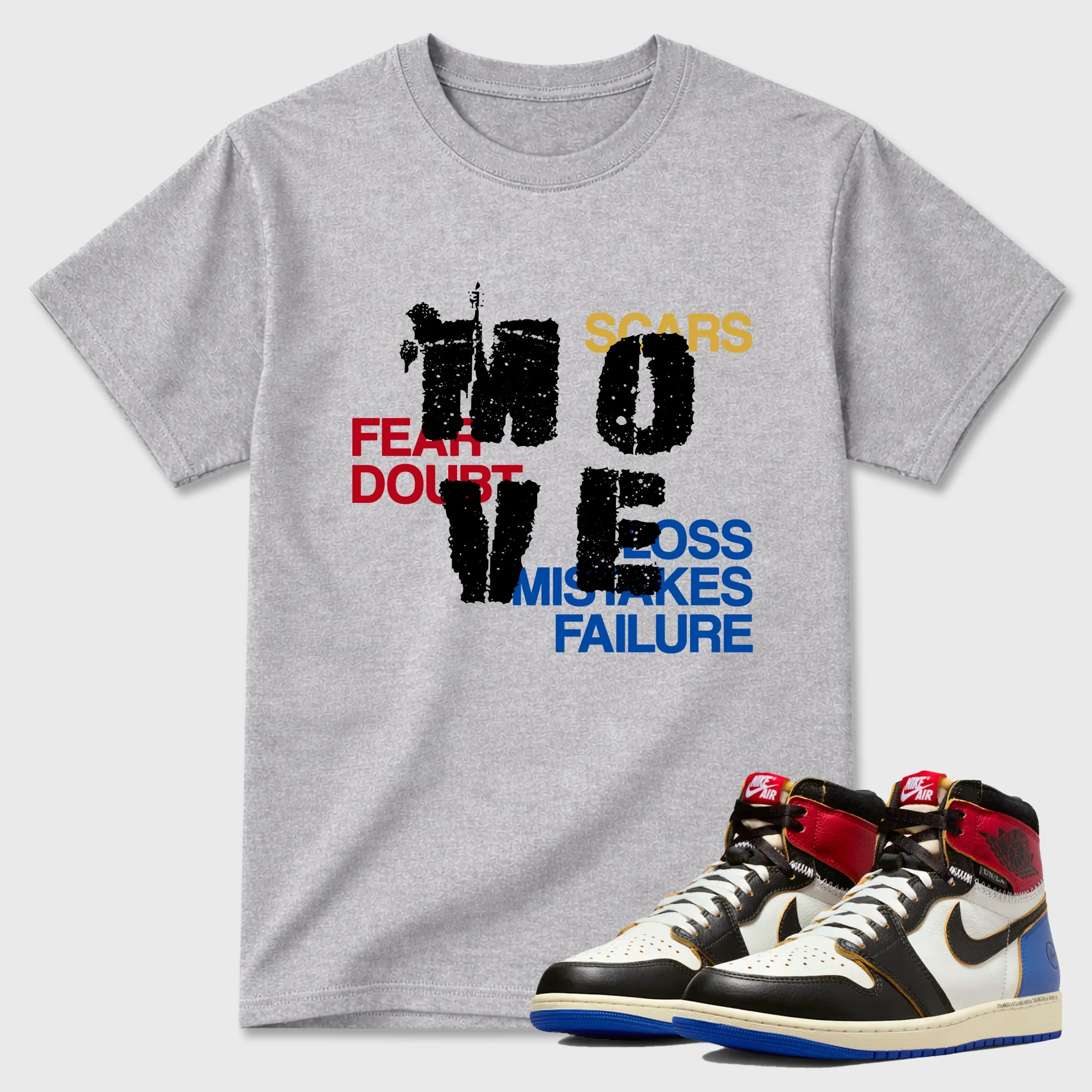 Move TEEWAVO Sneaker Tees - Air Jordan 1 Union x Fragment