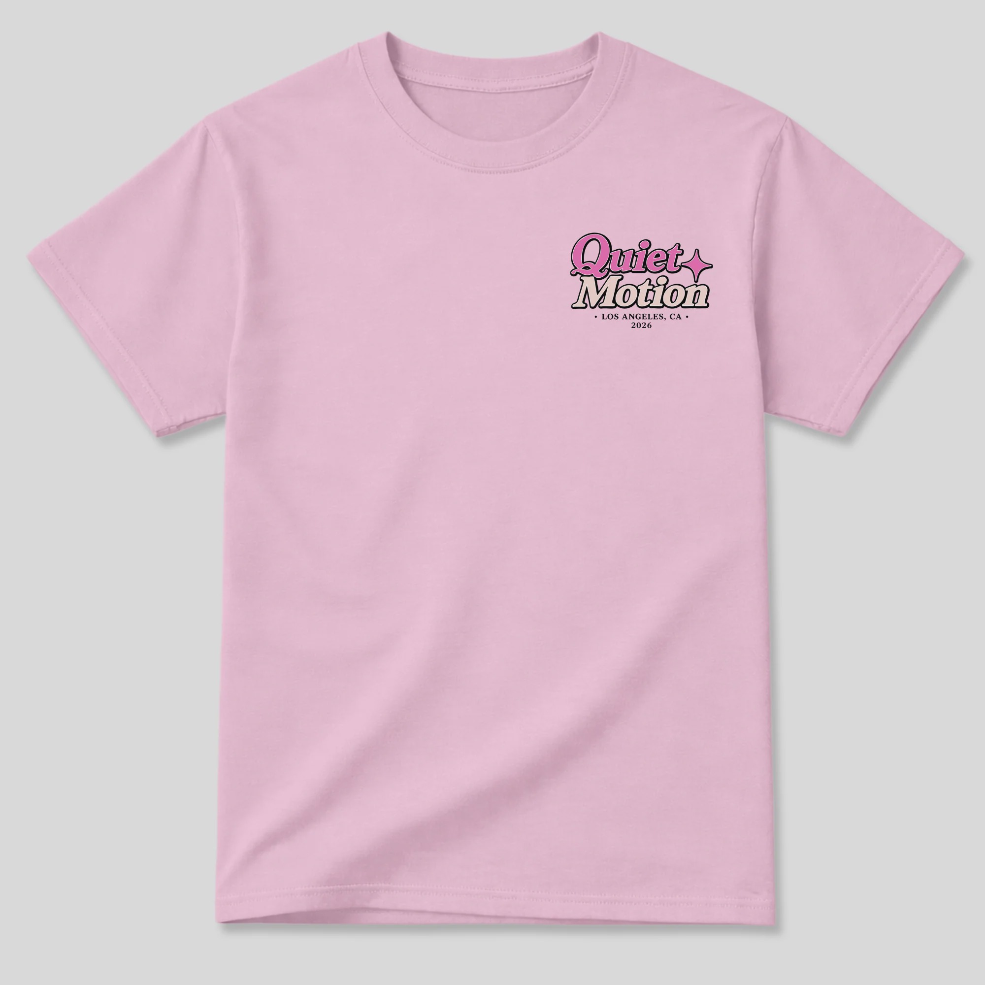 Stack Money Move Silnet AJ6 Playful Pink Matching Graphic Tee