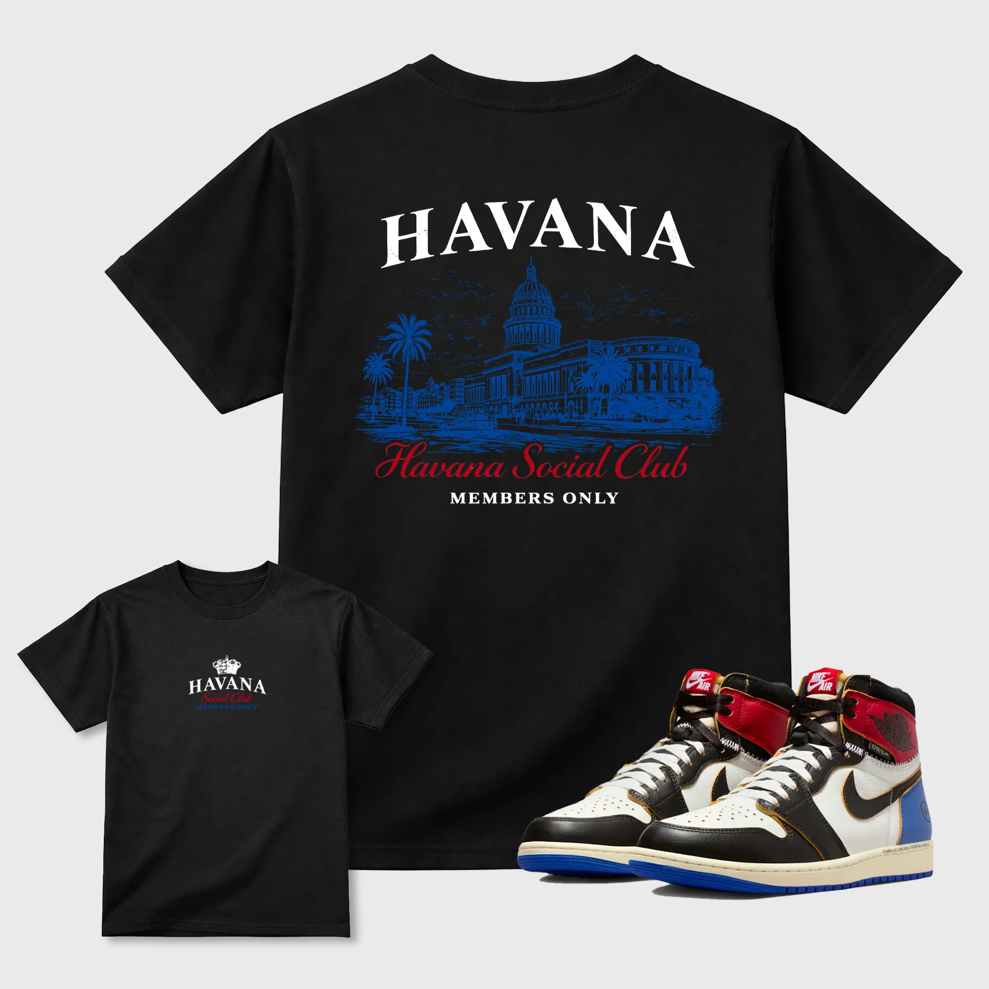 Havana Club TEEWAVO Sneaker Tees - Air Jordan 1 Union x Fragment