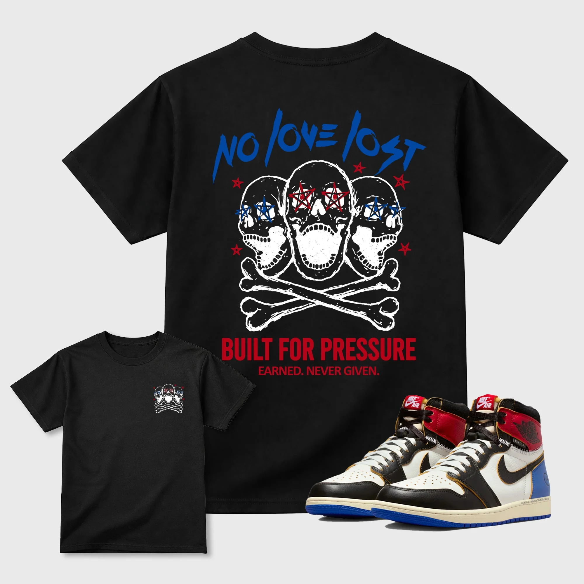 No Love Lost TEEWAVOSneaker Tees - Air Jordan 1 Union x Fragment