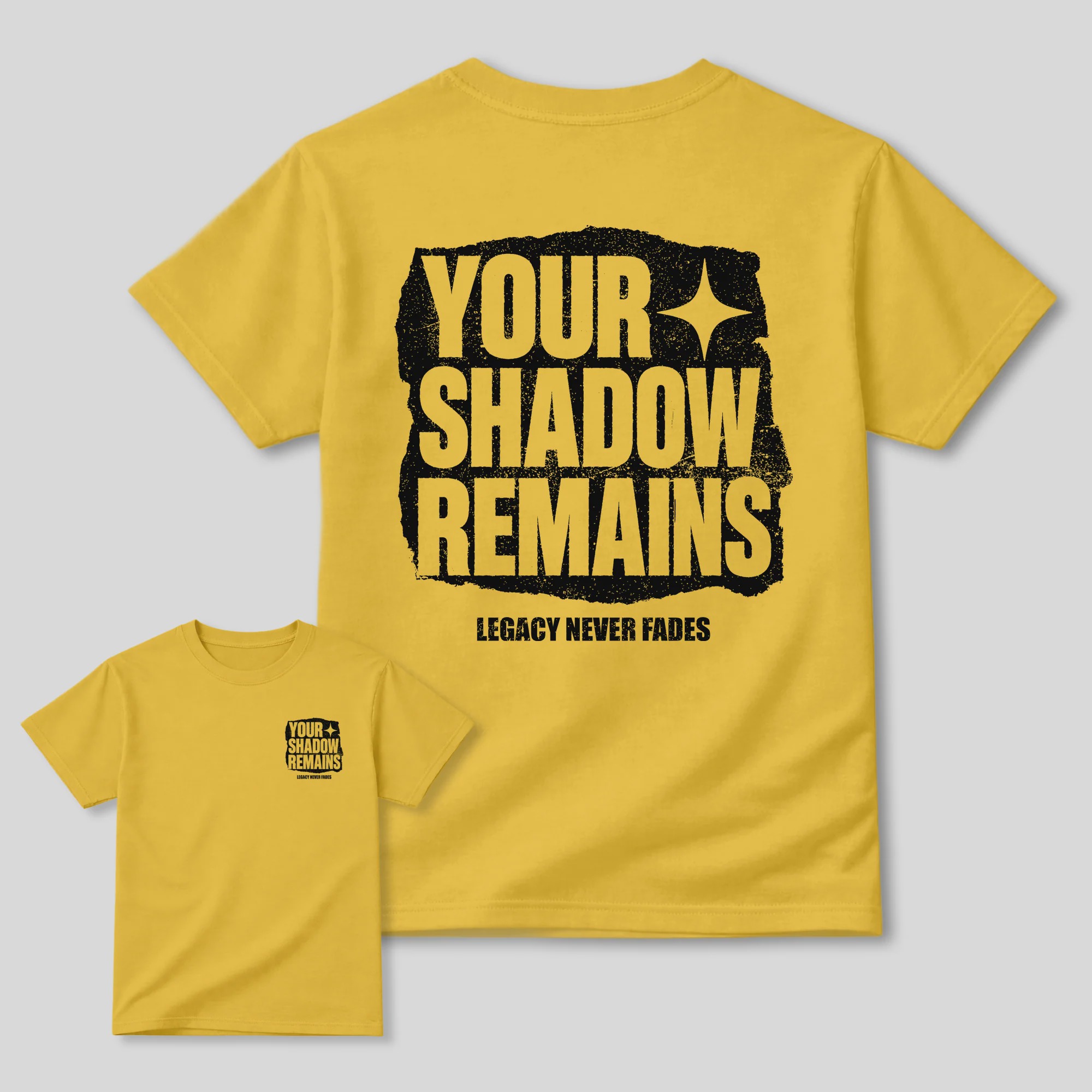 Your Shadow Remains AJ4 Tour Yellow Matching Graphic Tee