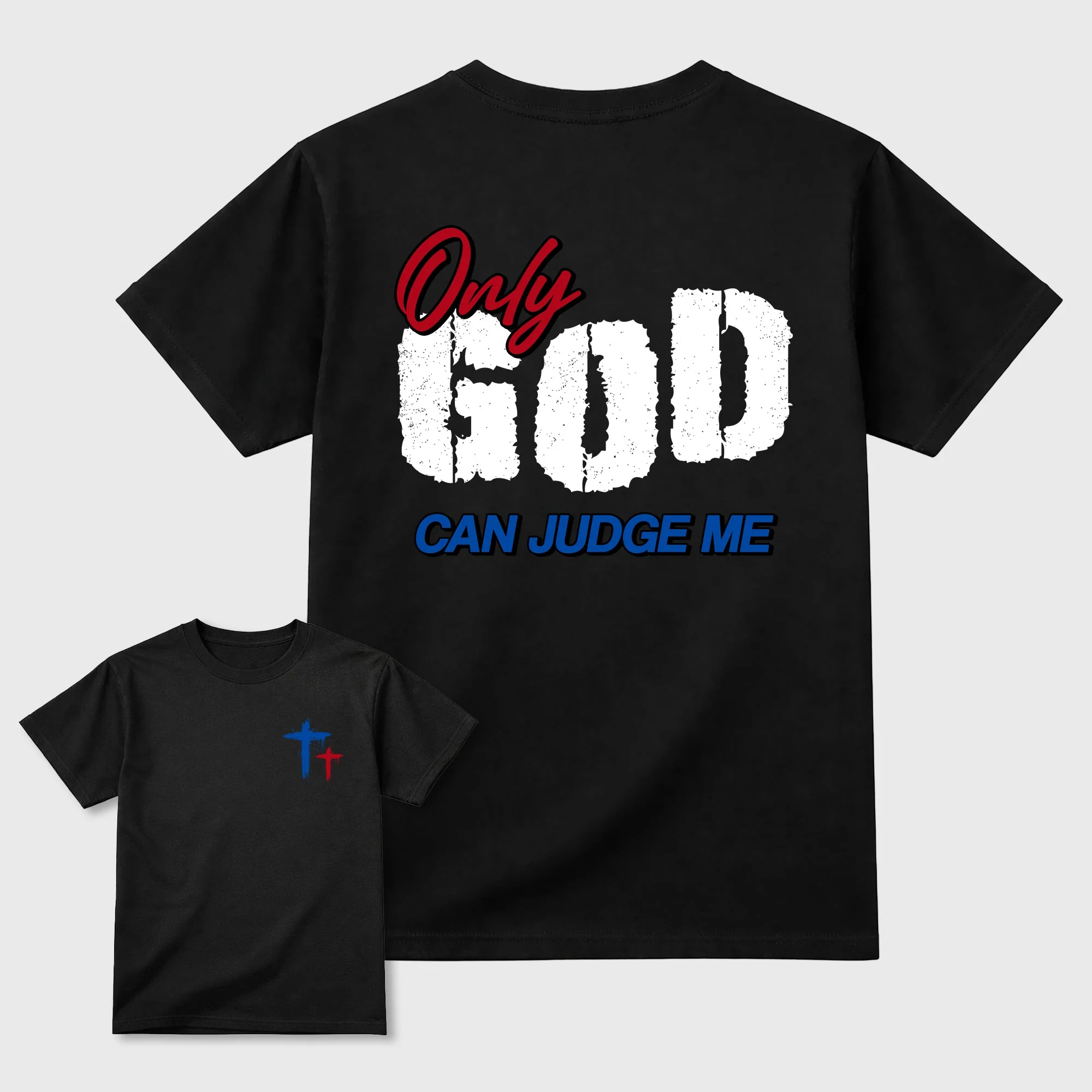 Only God Can Judge Me TEEWAVO Sneaker Tees - Air Jordan 1 Union x Fragment