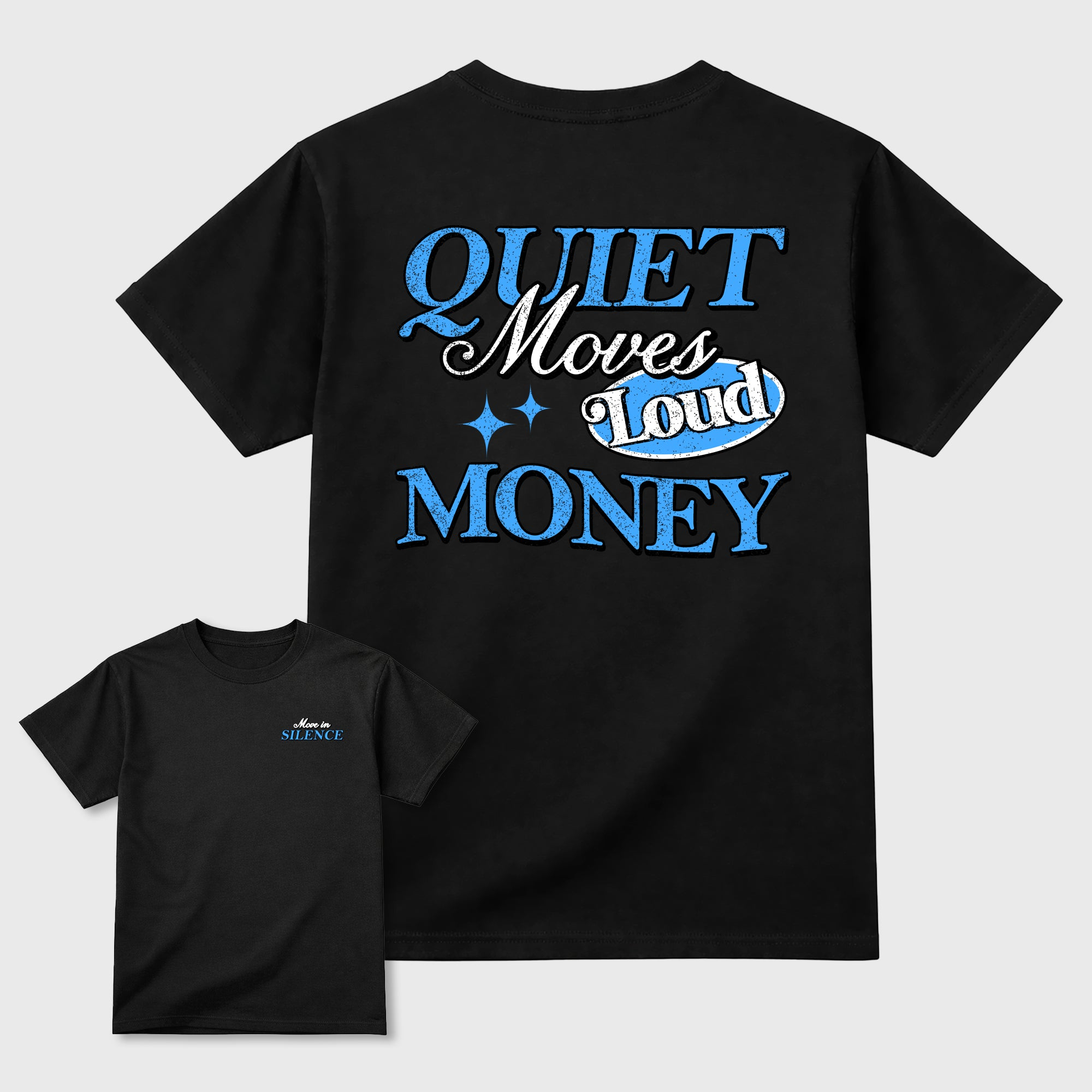 Move In Silence Sneaker Tees - Air Jordan 11 University Blue