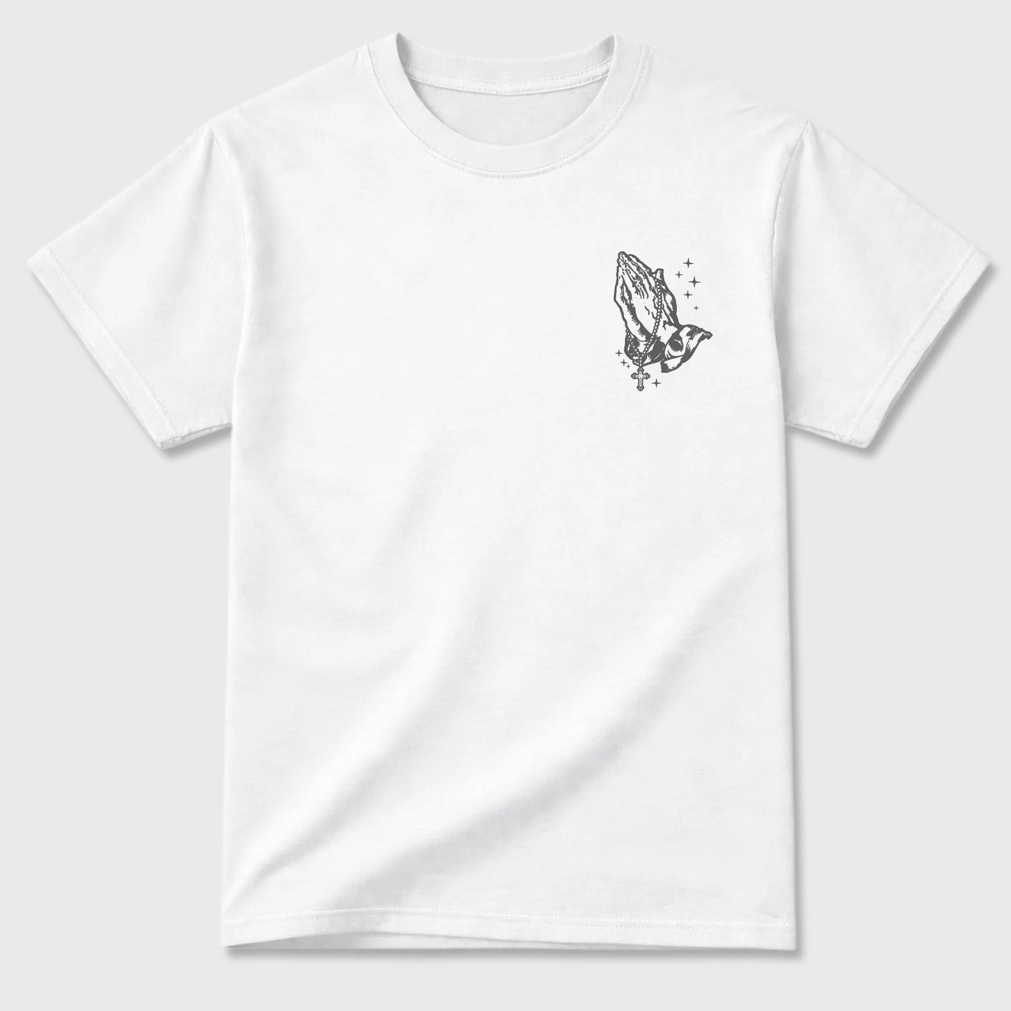 God Over All Things TEEWAVO Sneaker Tees - Air Jordan 5 Wolf Grey