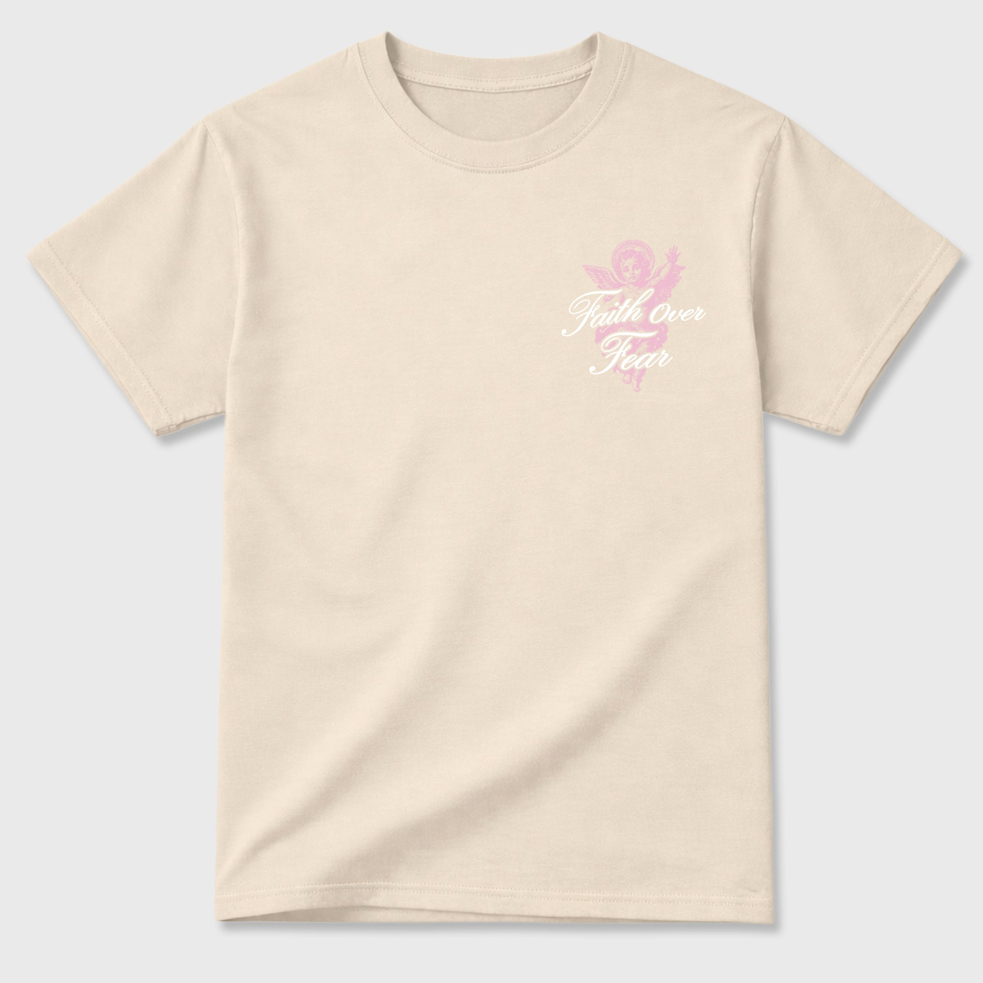 Faith Over Fear Sneaker Tees - Air Jordan 4 Iced Carmine