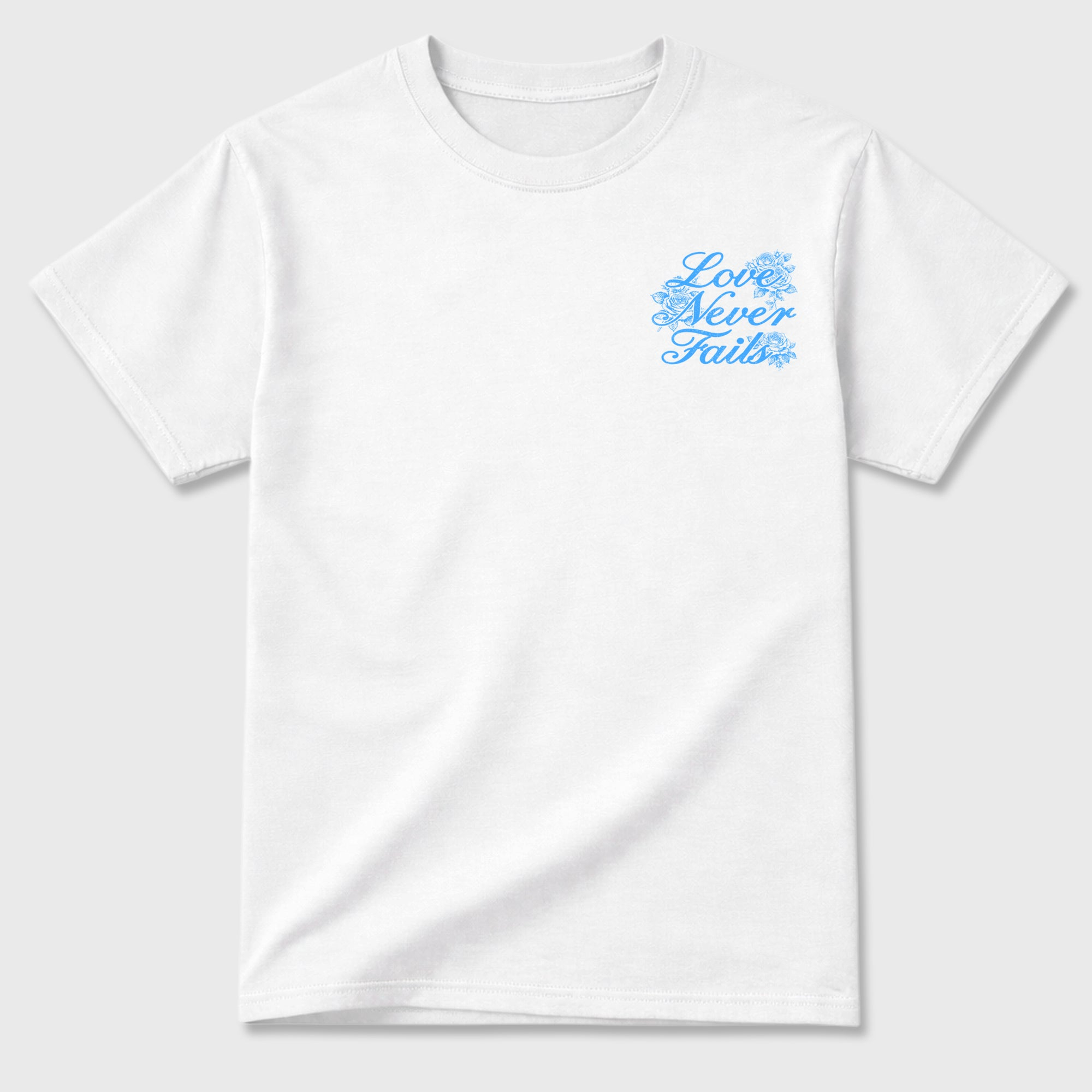 Love Never Fails Sneaker Tees - Air Jordan 11 University Blue