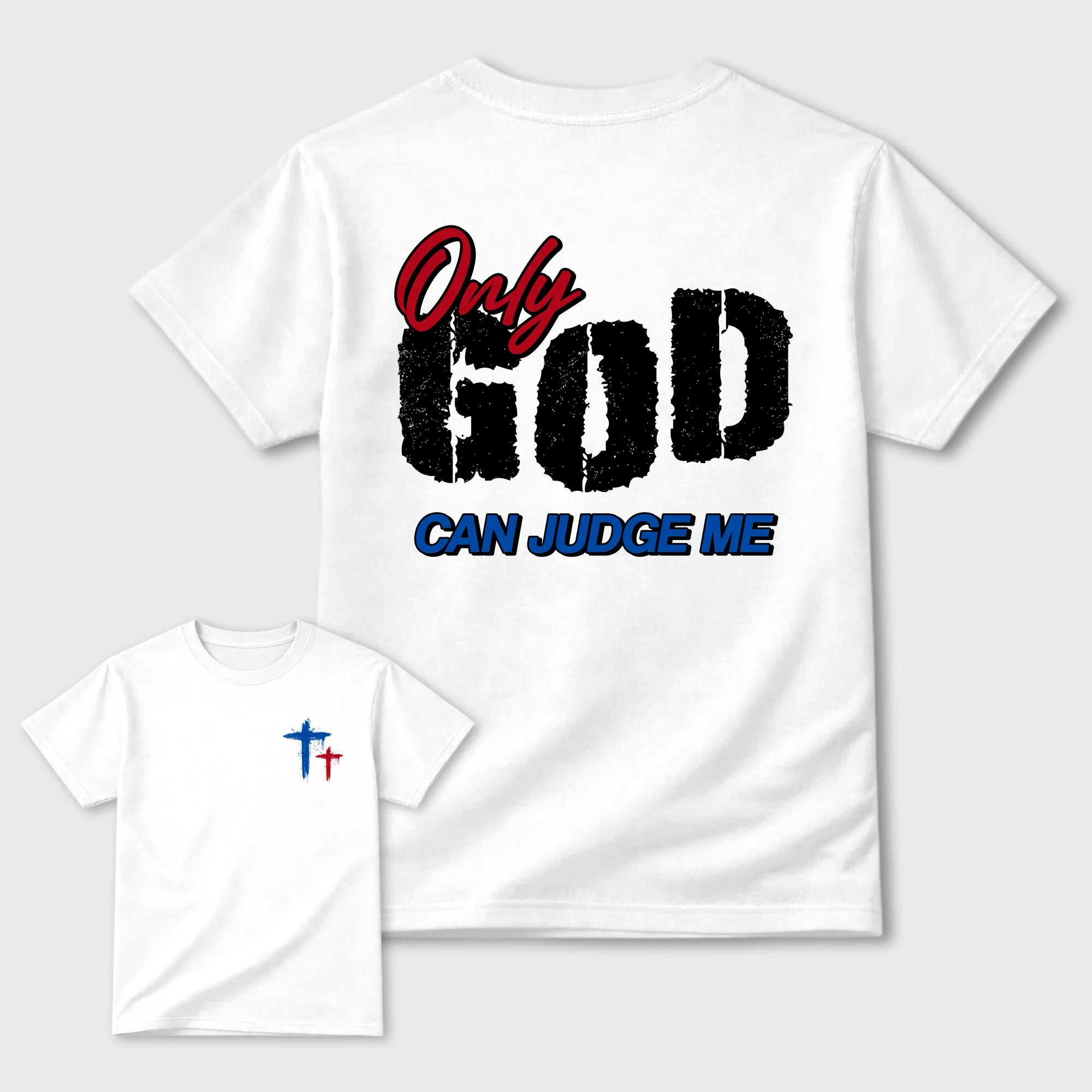 Only God Can Judge Me TEEWAVO Sneaker Tees - Air Jordan 1 Union x Fragment