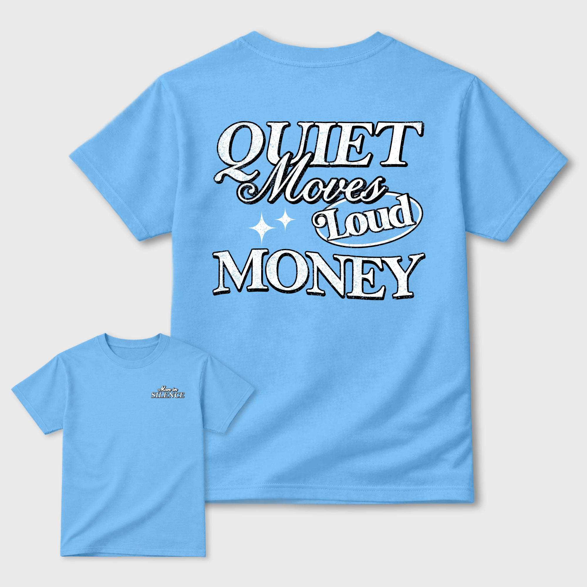 Move In Silence Sneaker Tees - Air Jordan 11 University Blue