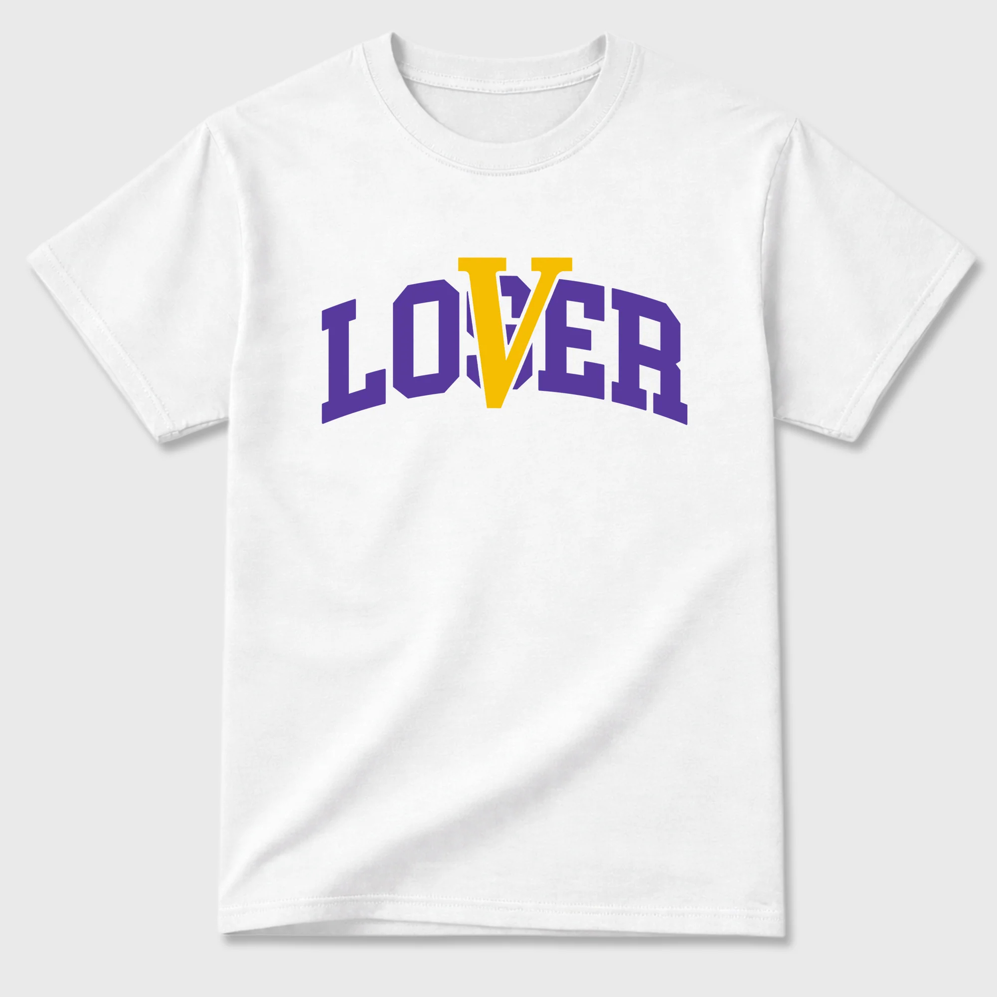 Loser Lover Varsity WTEEWAVO Sneaker Tees - Air Jordan 4 Lakeshow-TeeWavo
