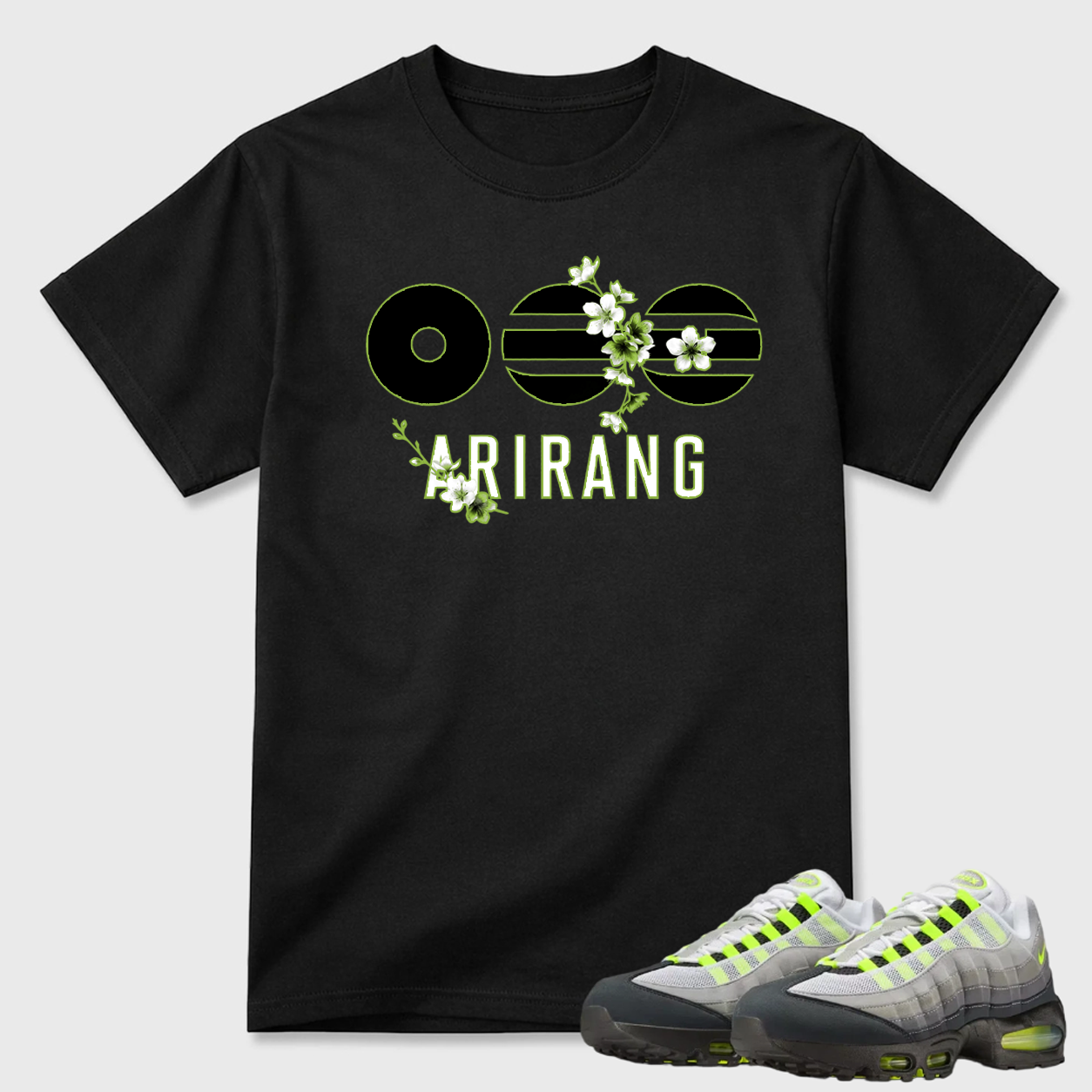 Arirang Cherry Blossom Air Max 95 Minimal Tee