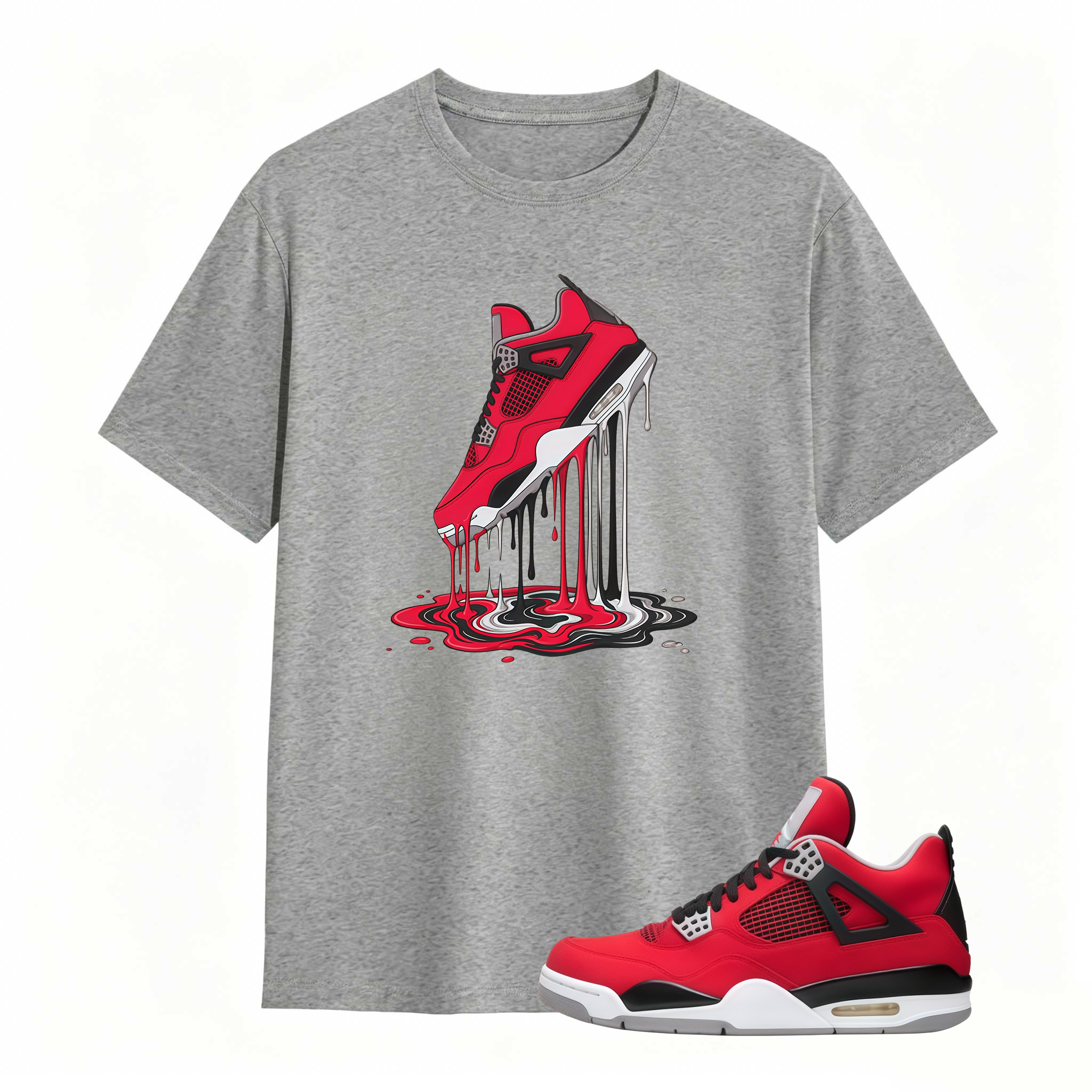 Dripping Shoe Shirt to Match AJ 4 Retro Toro Bravo 2026