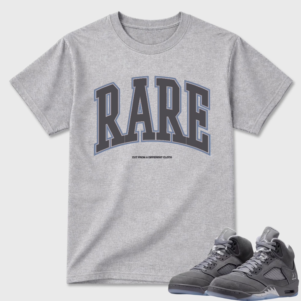 Streetwear RARE Letter AJ5 Pairing Tee