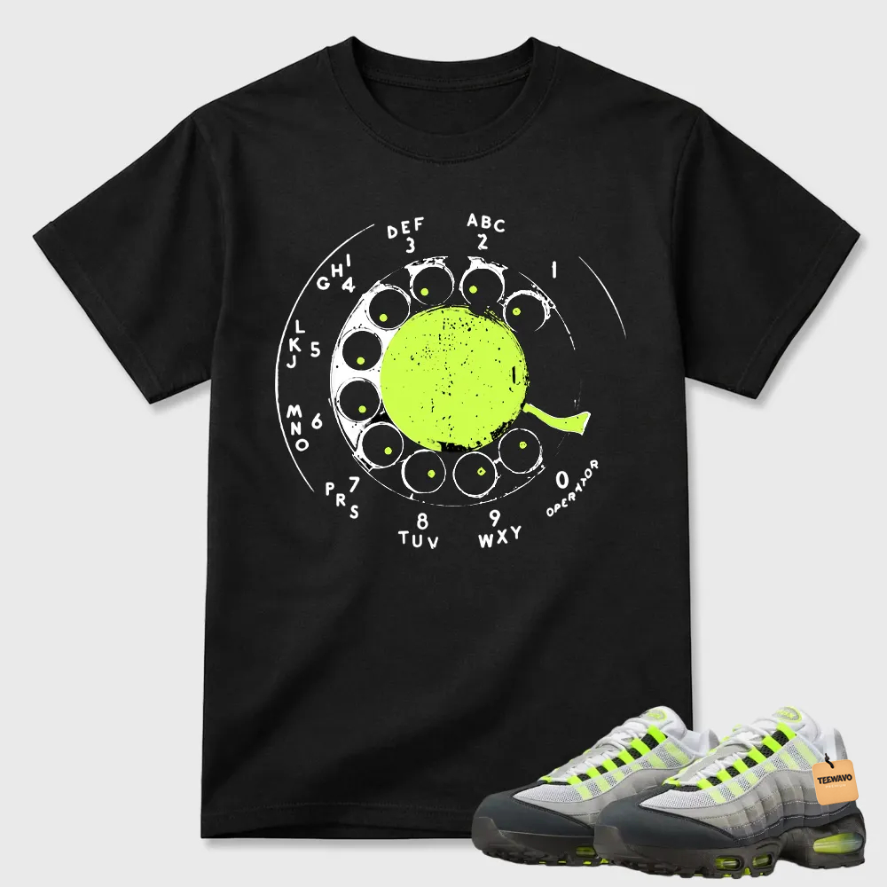 Rotary Phone Dial Air Max 95 Minimal Tee
