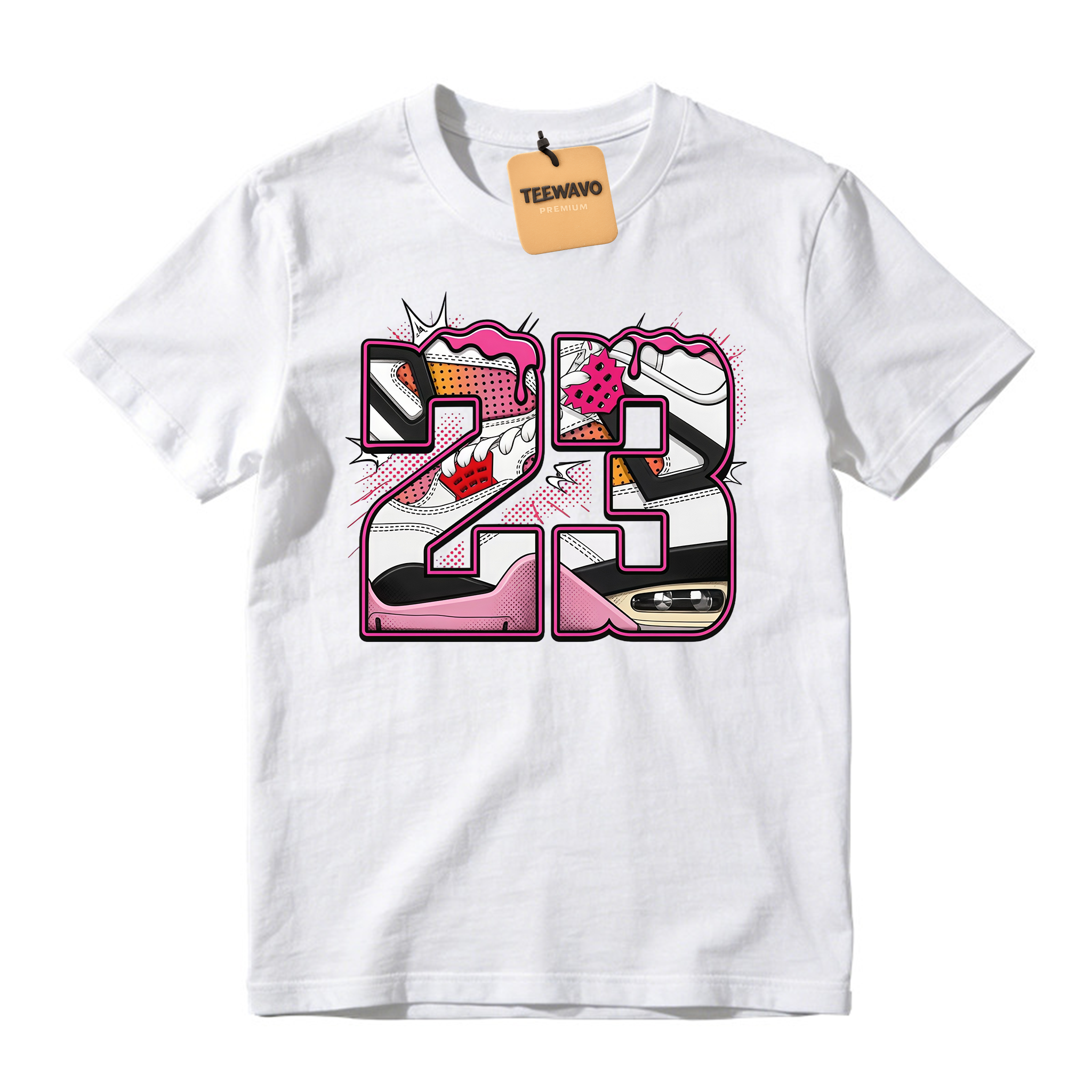 Color Block Number Graphic Casual Short Sleeve Tee, Hip Hop Street Fashion Printed T-Shirt