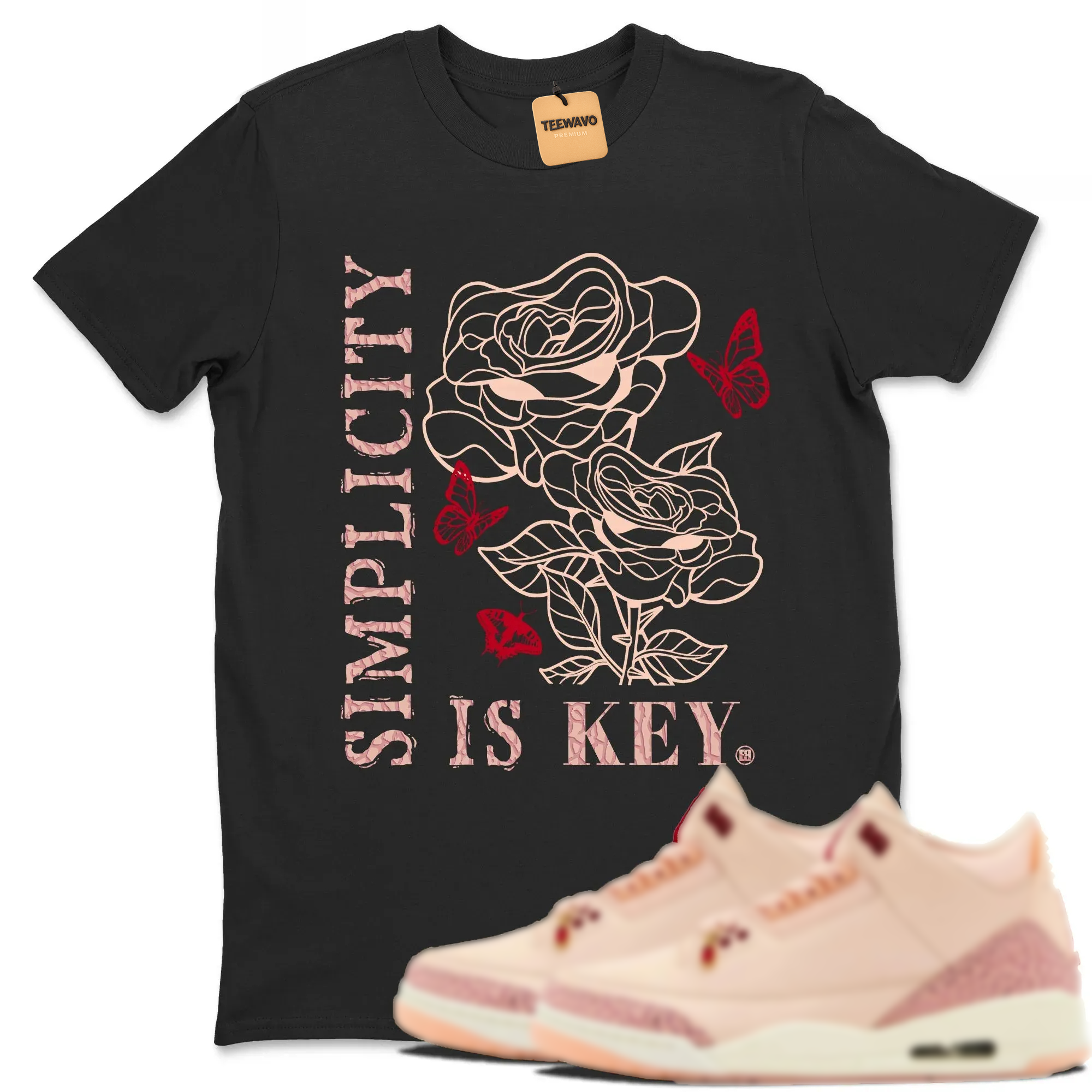 Simplicity Is Key TEEWAVO Sneaker Tees - AJD 3 Valentines Day