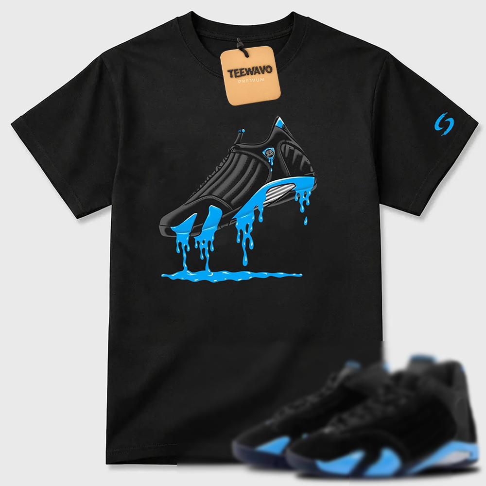 AJD 14 University Blue Matching T-Shirt