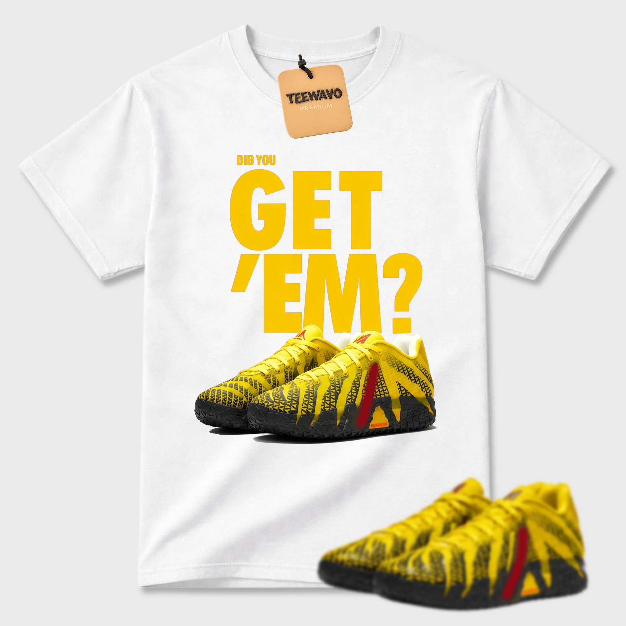Did you get's me Shirt To Match-Ja3 Yellow smoke grey