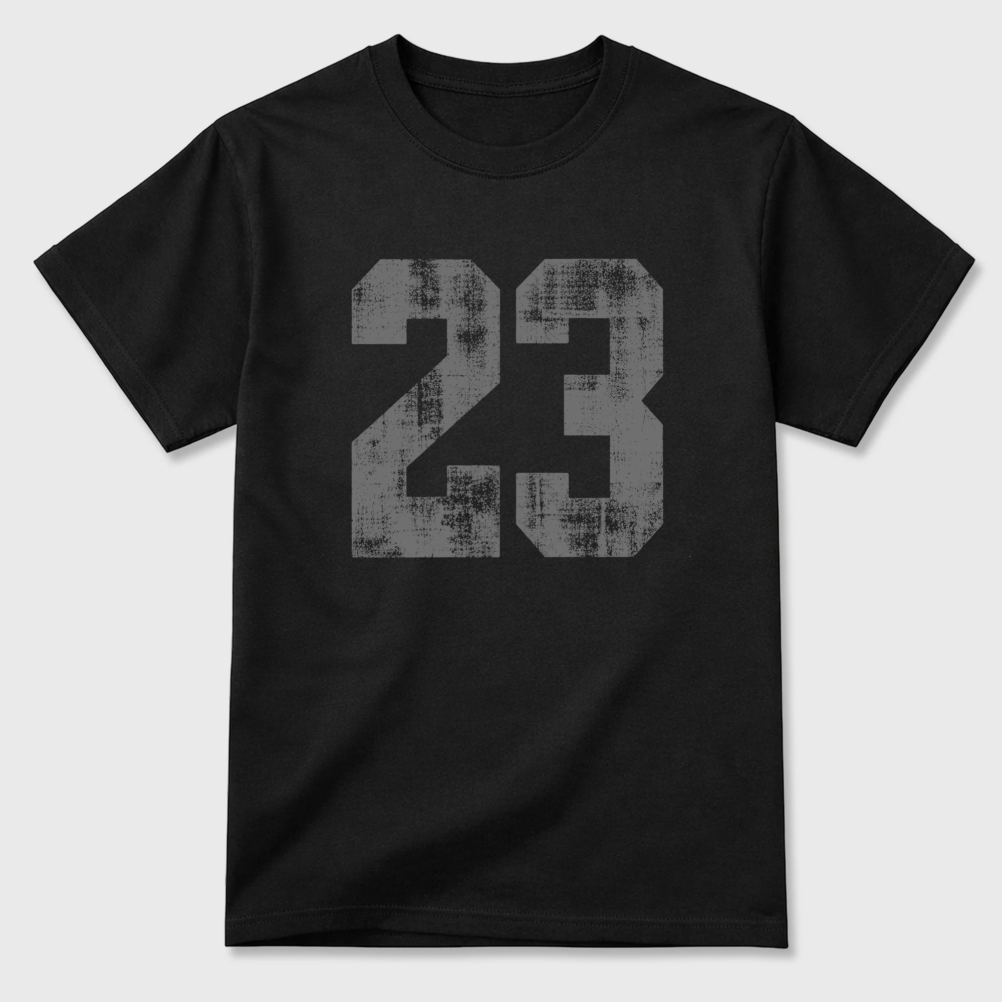 No.23 TEEWAVO Sneaker Tees - Air Jordan 5 Wolf Grey