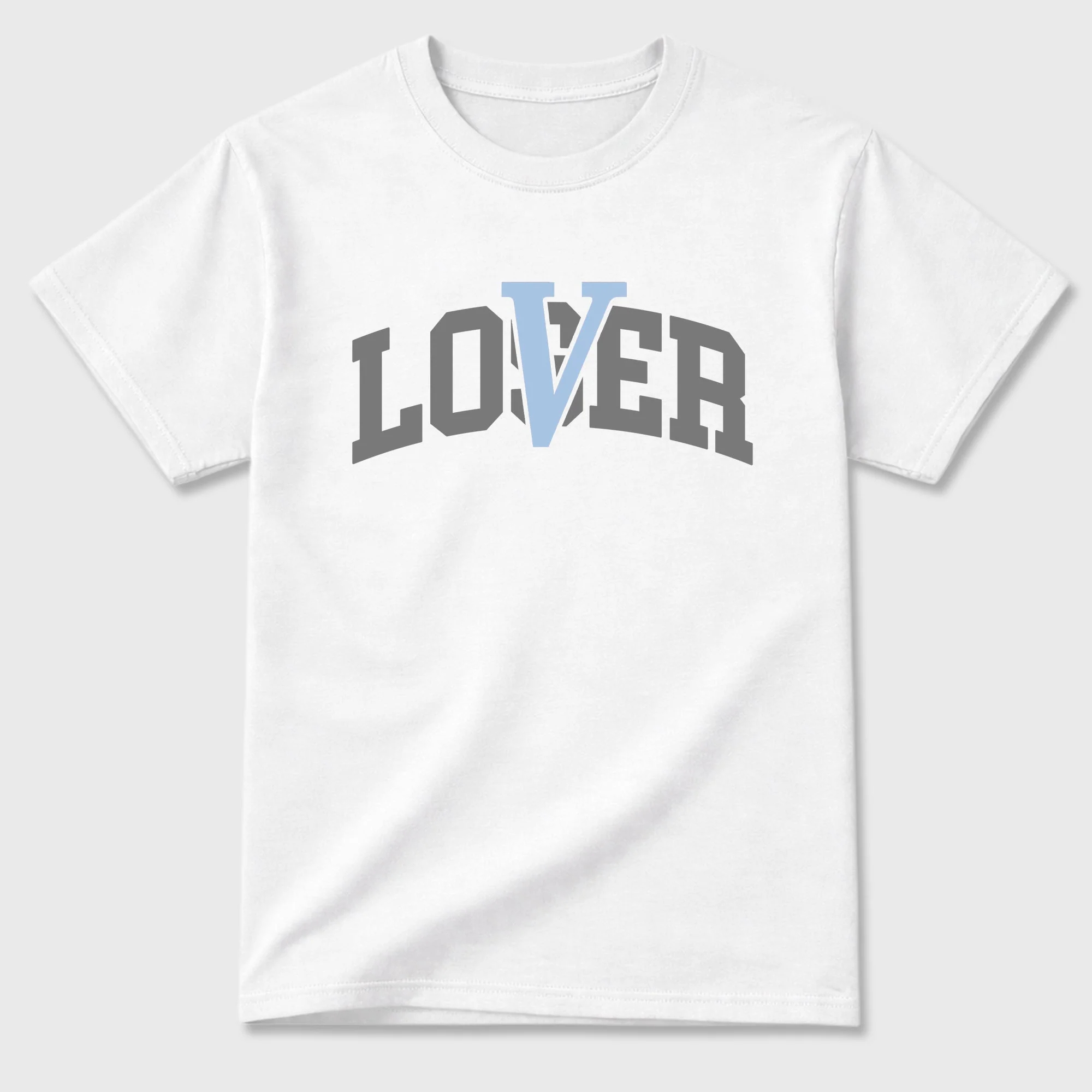Loser Lover Varsity TEEWAVO Sneaker Tees - Air Jordan 5 Wolf Grey