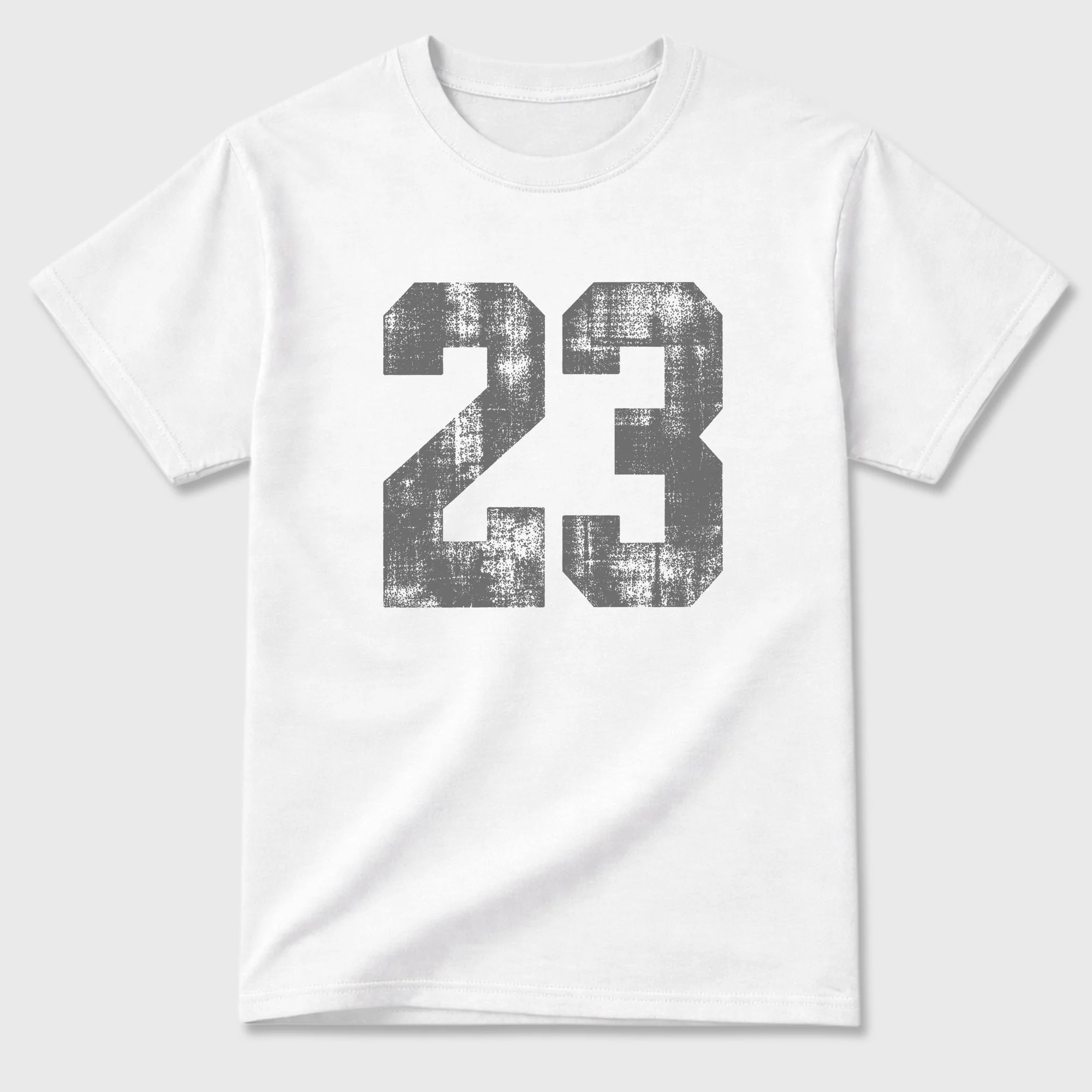 No.23 TEEWAVO Sneaker Tees - Air Jordan 5 Wolf Grey
