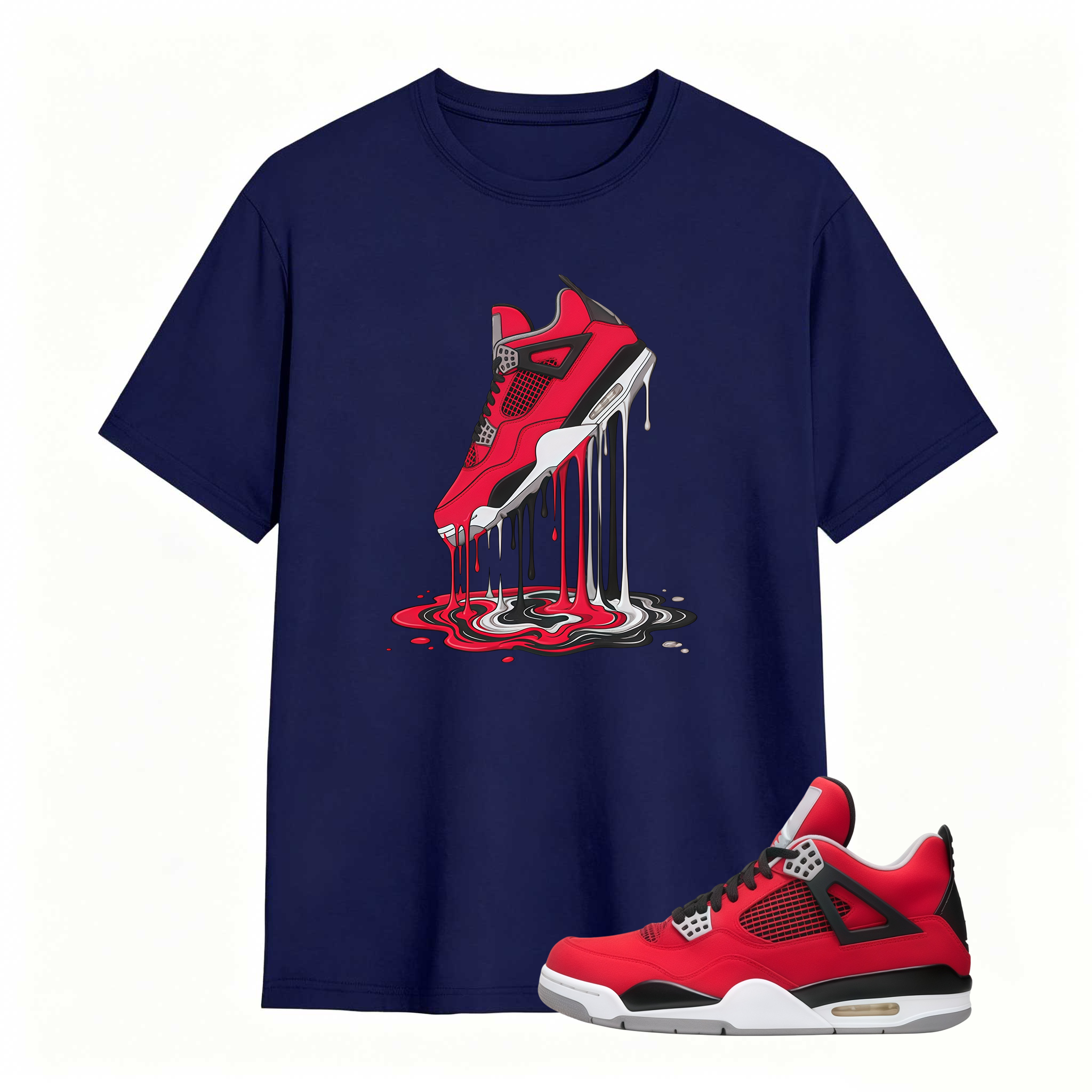 Dripping Shoe Shirt to Match AJ 4 Retro Toro Bravo 2026