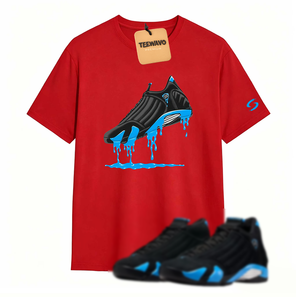 AJD 14 University Blue Matching T-Shirt
