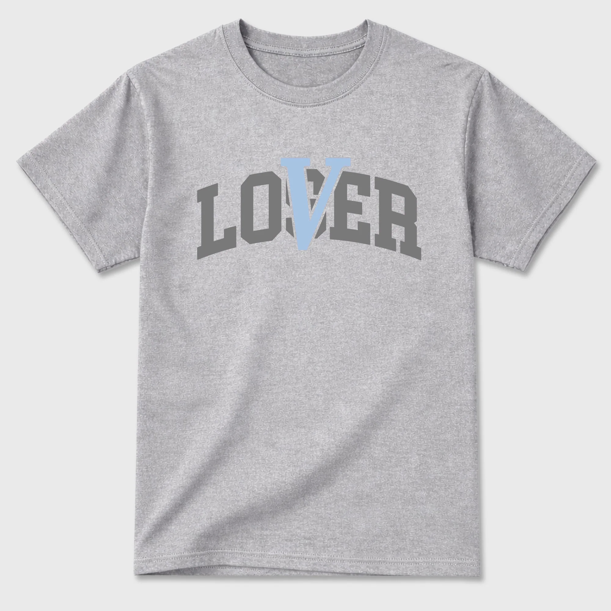 Loser Lover Varsity TEEWAVO Sneaker Tees - Air Jordan 5 Wolf Grey
