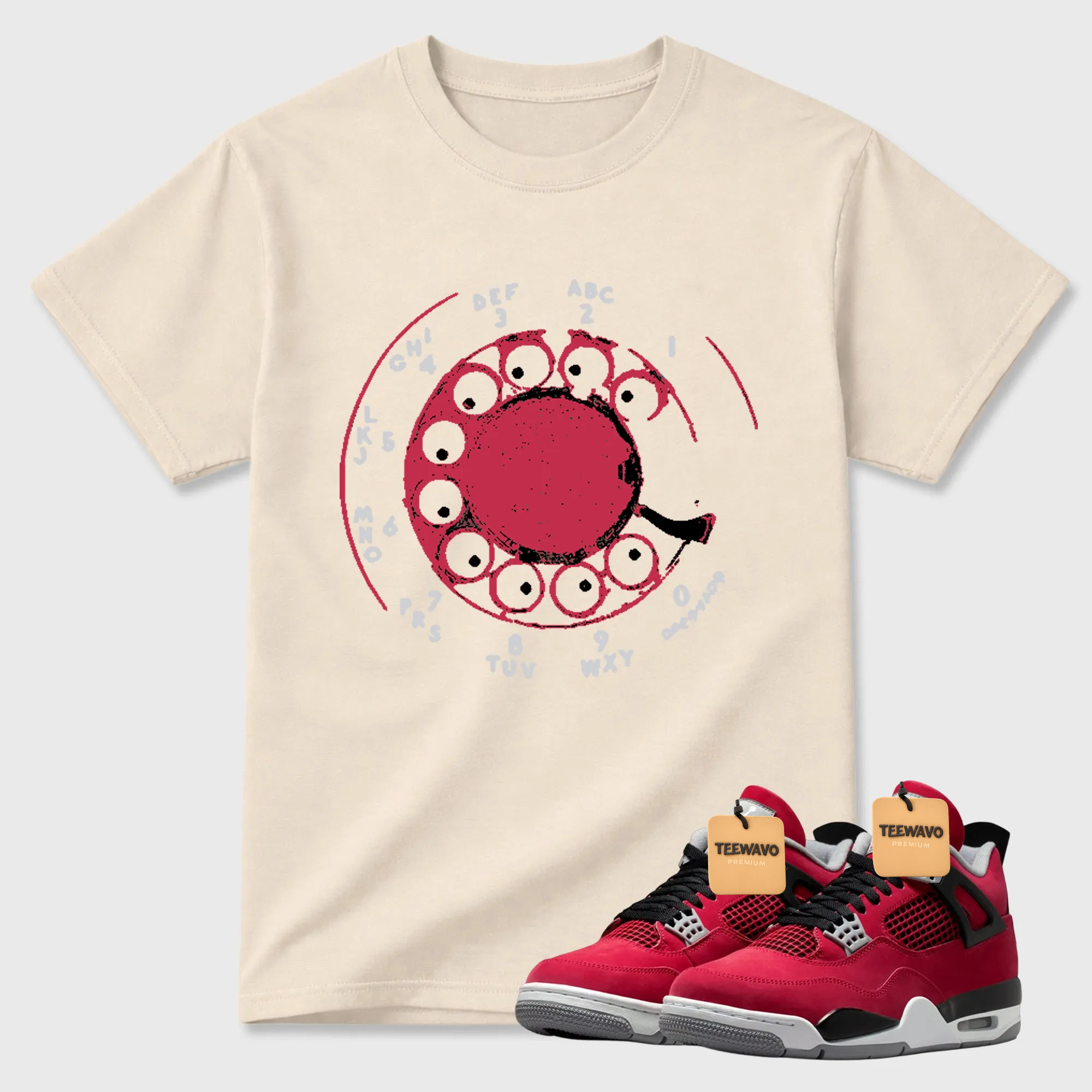 Vintage Circular Dial Premium Graphic Tee