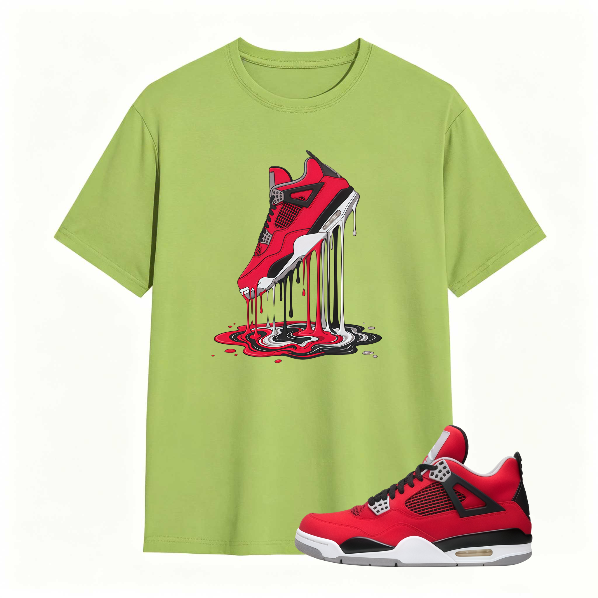 Dripping Shoe Shirt to Match AJ 4 Retro Toro Bravo 2026