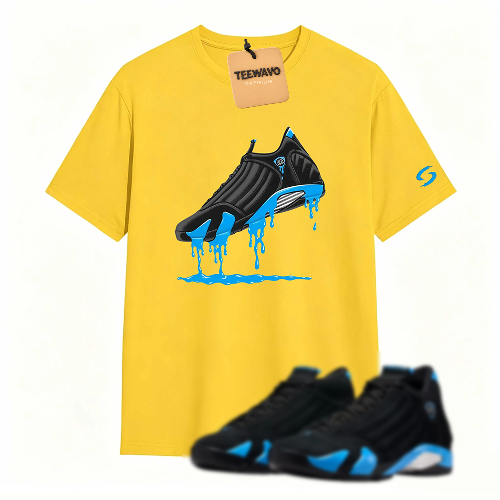 AJD 14 University Blue Matching T-Shirt