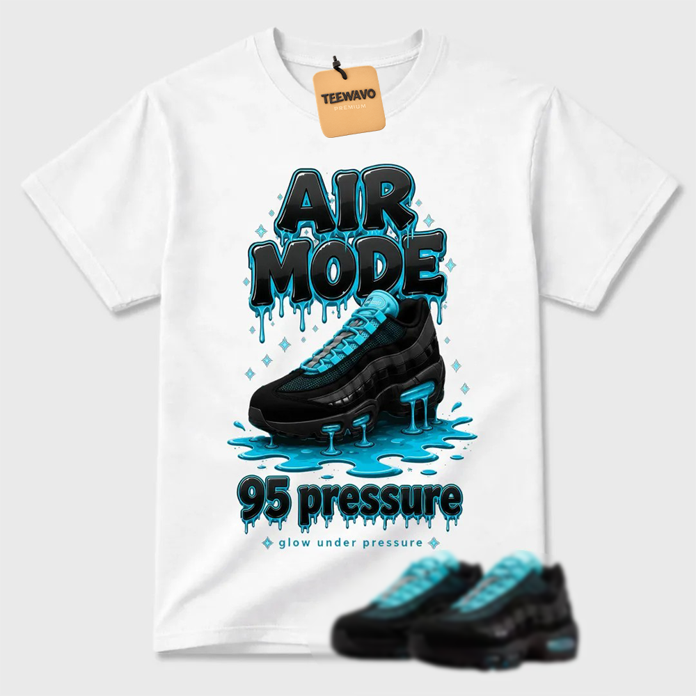 Dripping Turquoise Footwear Graphic Street T-Shirt