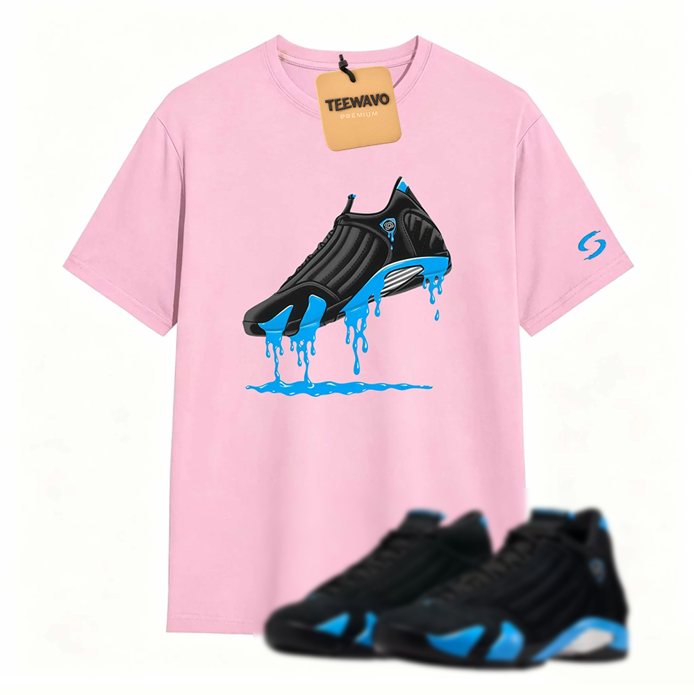 AJD 14 University Blue Matching T-Shirt