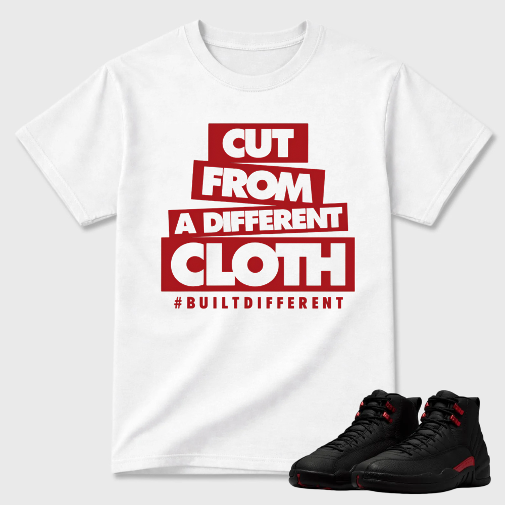 12 Bloodline Black Varsity Red T Shirt Match CLOTH
