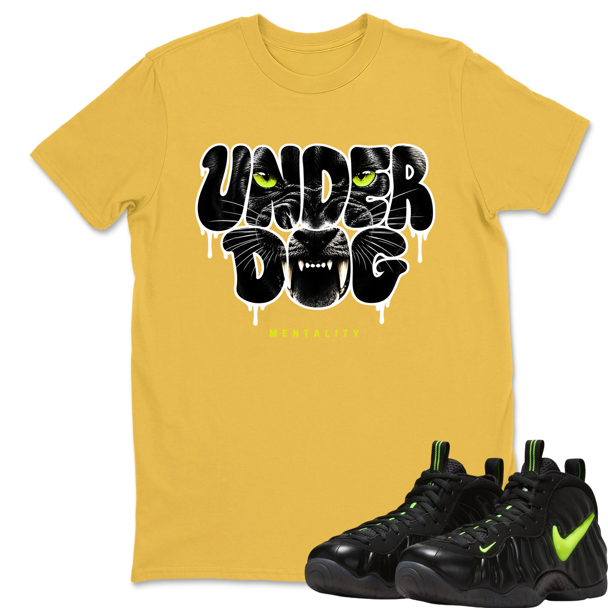 Under Dog Mentality  Sneaker Tees - Air Foamposite Pro Black