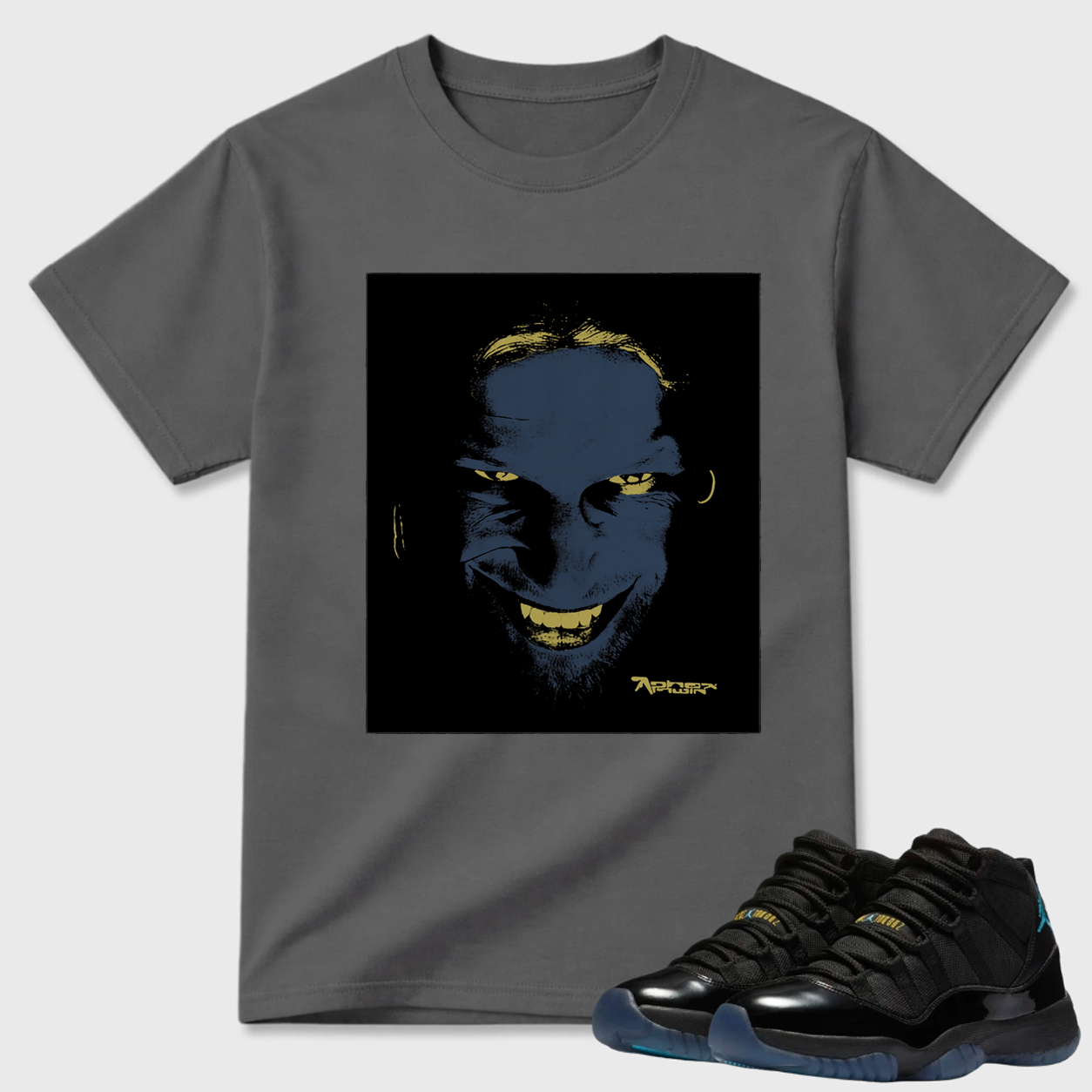AP Inspired Portrait Air Jordan 11 Graphic Tee